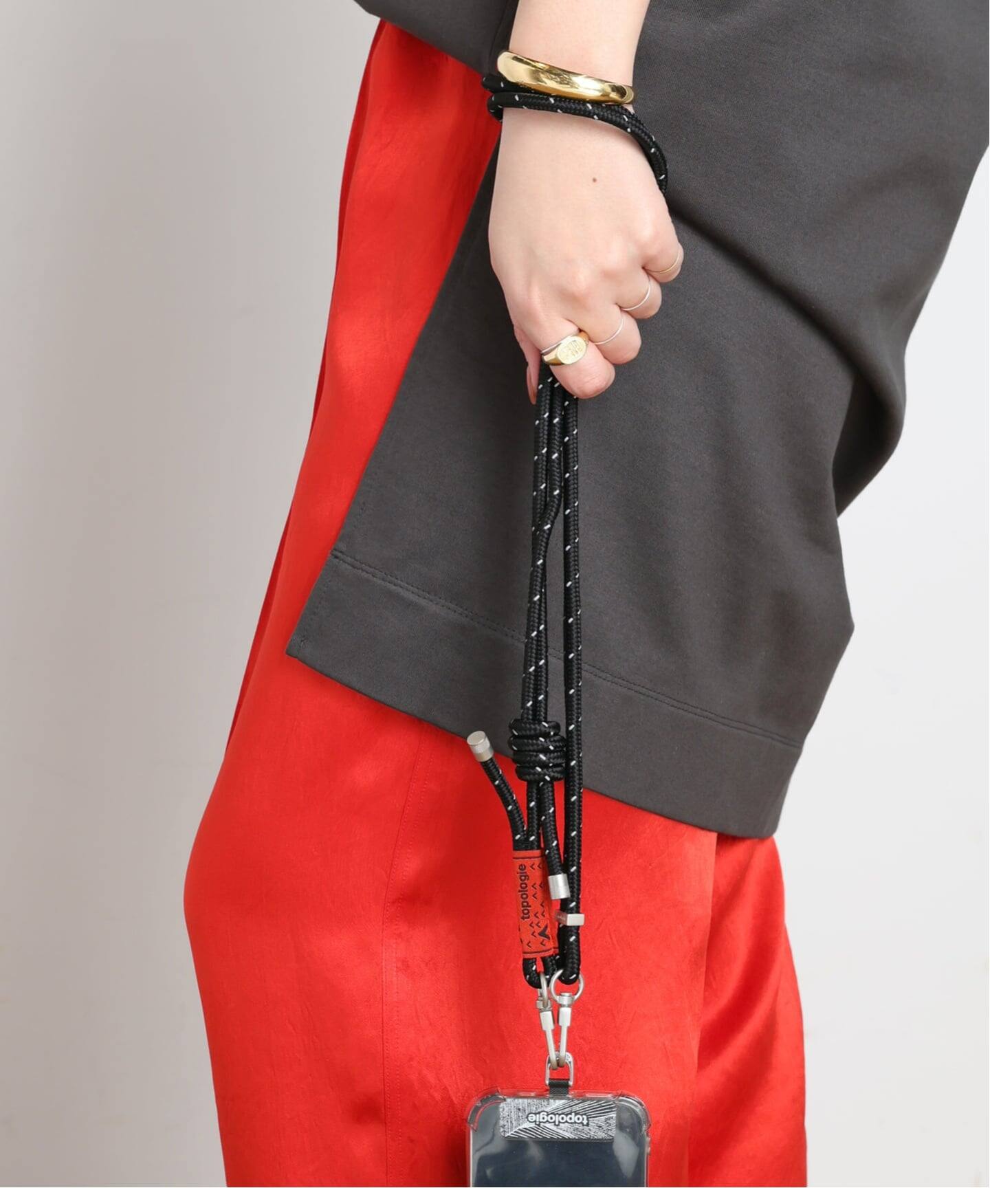 Topologie/トポロジー】6mm Rope Strap Black（その他ファッション小物 