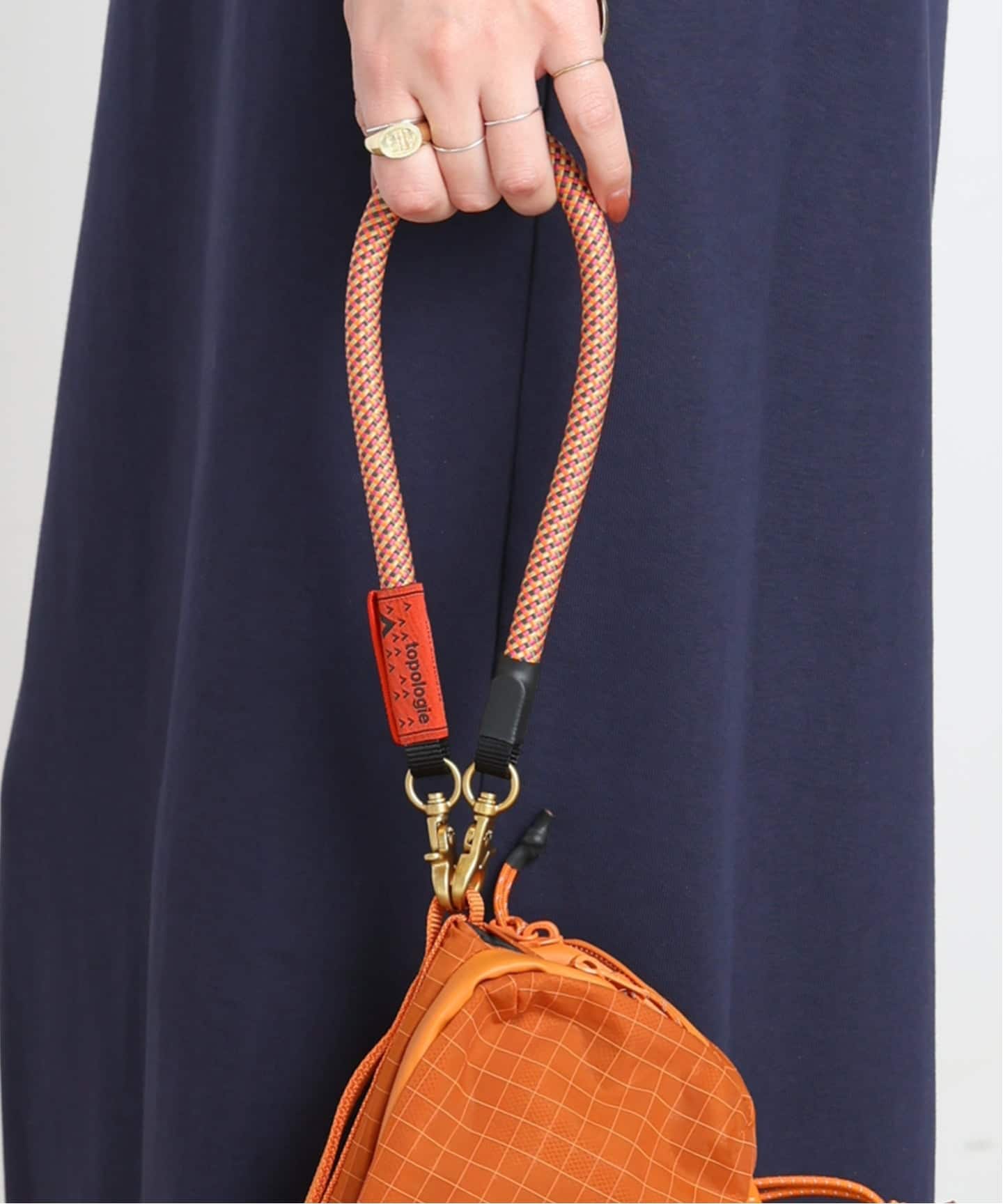 Topologie/トポロジー】10mm Wrist Strap Orange（その他ファッション