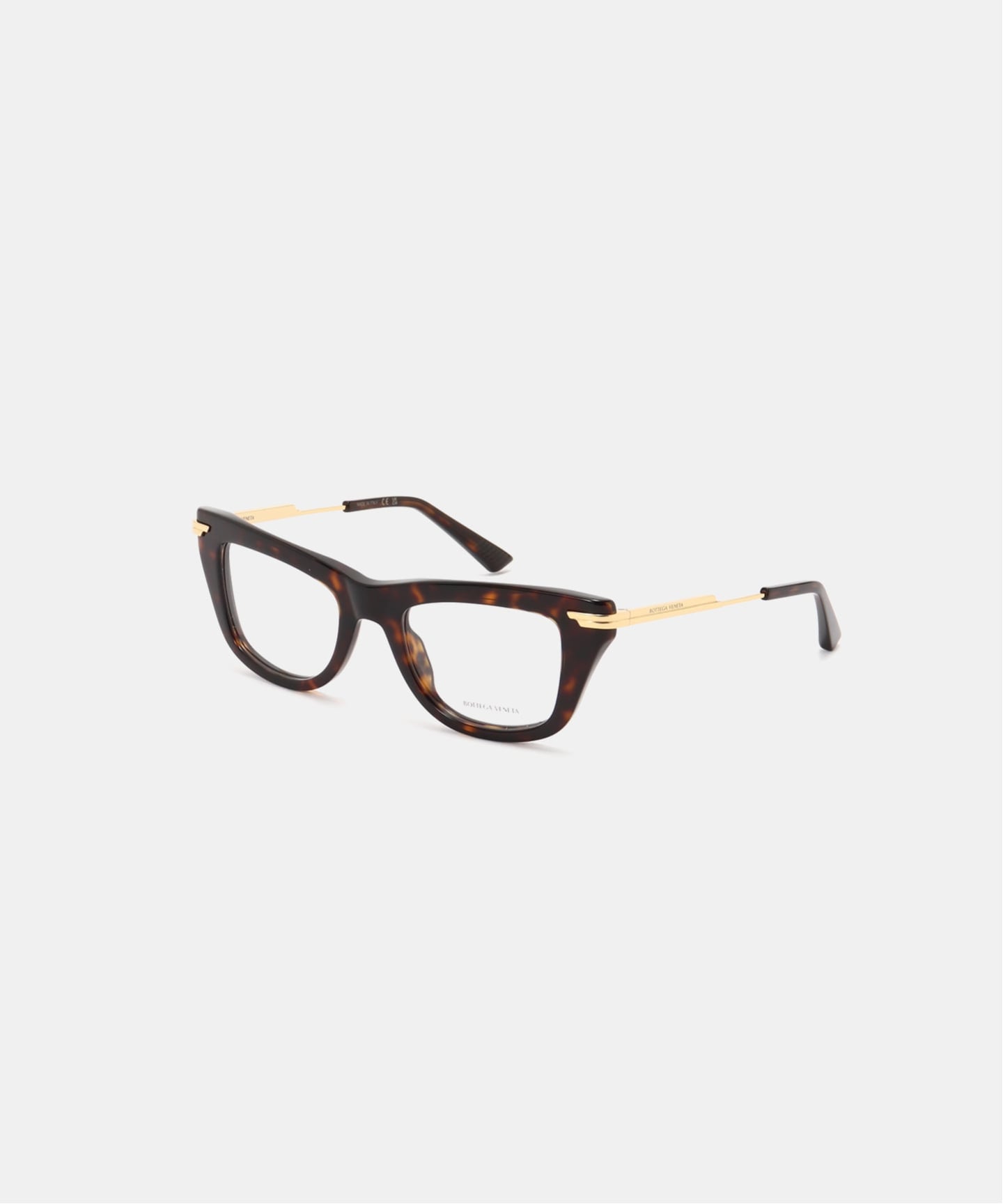 BOTTEGA VENETA メガネ BOTTEGA VENETA】brown goldtemple glasses（メガネ）｜AP STUDIO