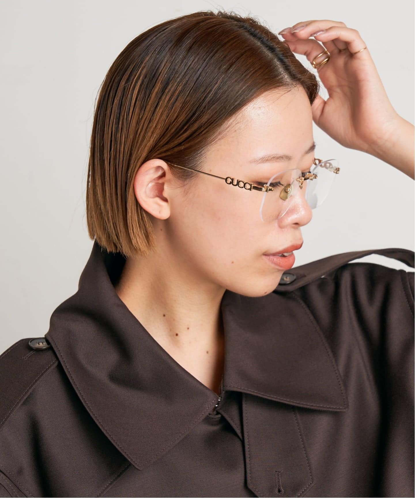 GUCCI/グッチ】rimless glasses（メガネ）｜AP STUDIO（エーピー