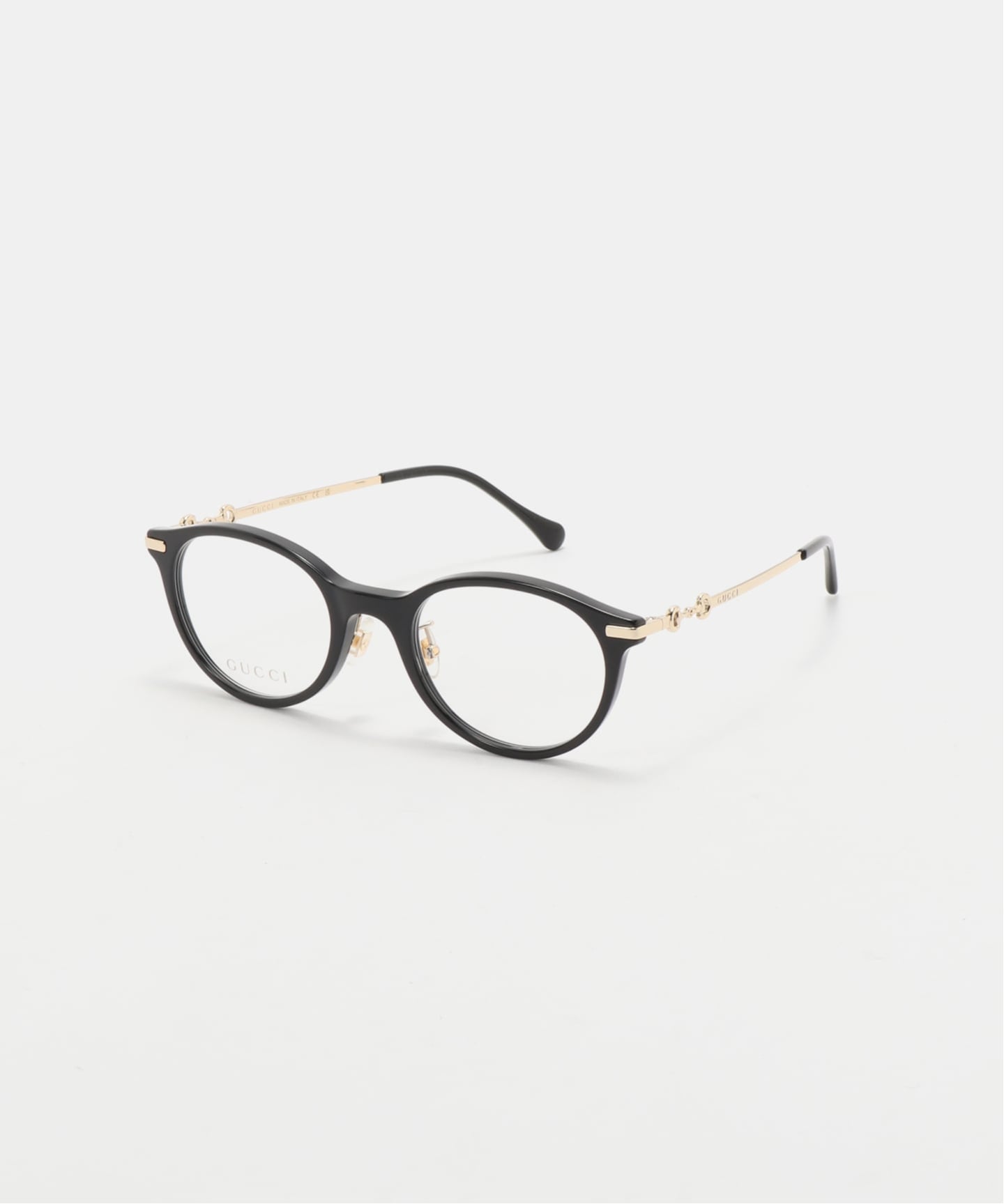 GUCCI/グッチ】black bit temples glasses（メガネ）｜AP STUDIO