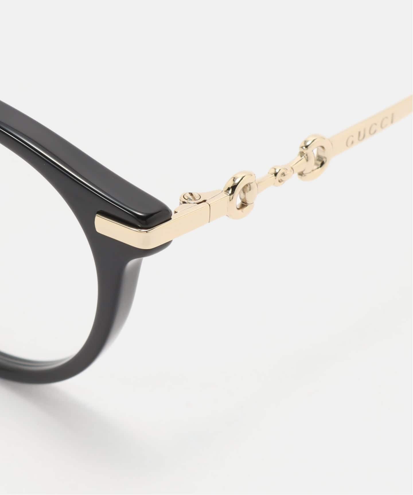 グッチメガネ GUCCI/グッチ】black bit temples glasses（メガネ）｜AP STUDIO
