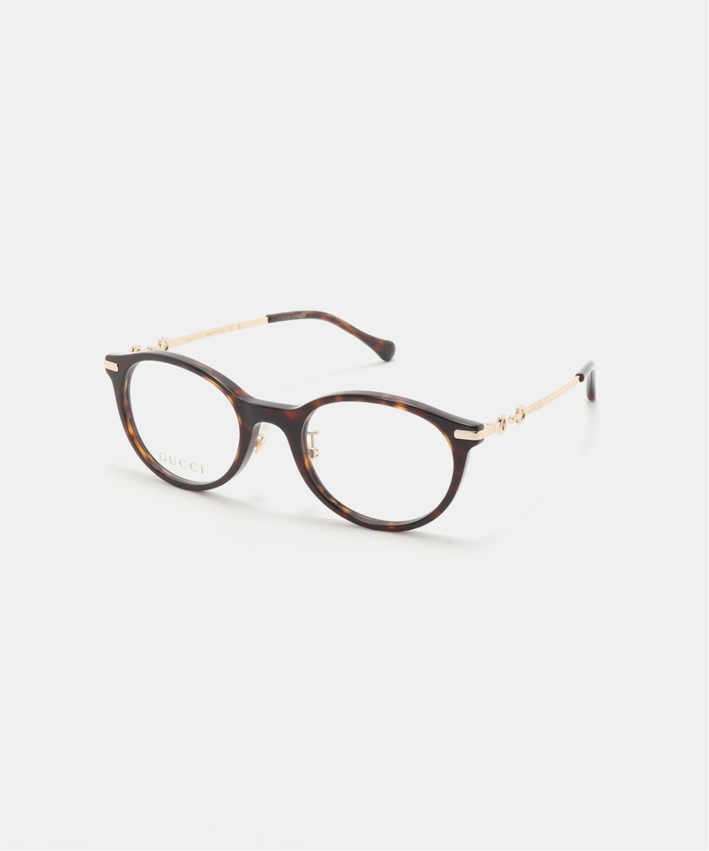 ap studio GUCCI/グッチ　メガネ　完売品　今期購入完売 GUCCI/グッチ】brown bit temples glasses（メガネ）｜AP STUDIO