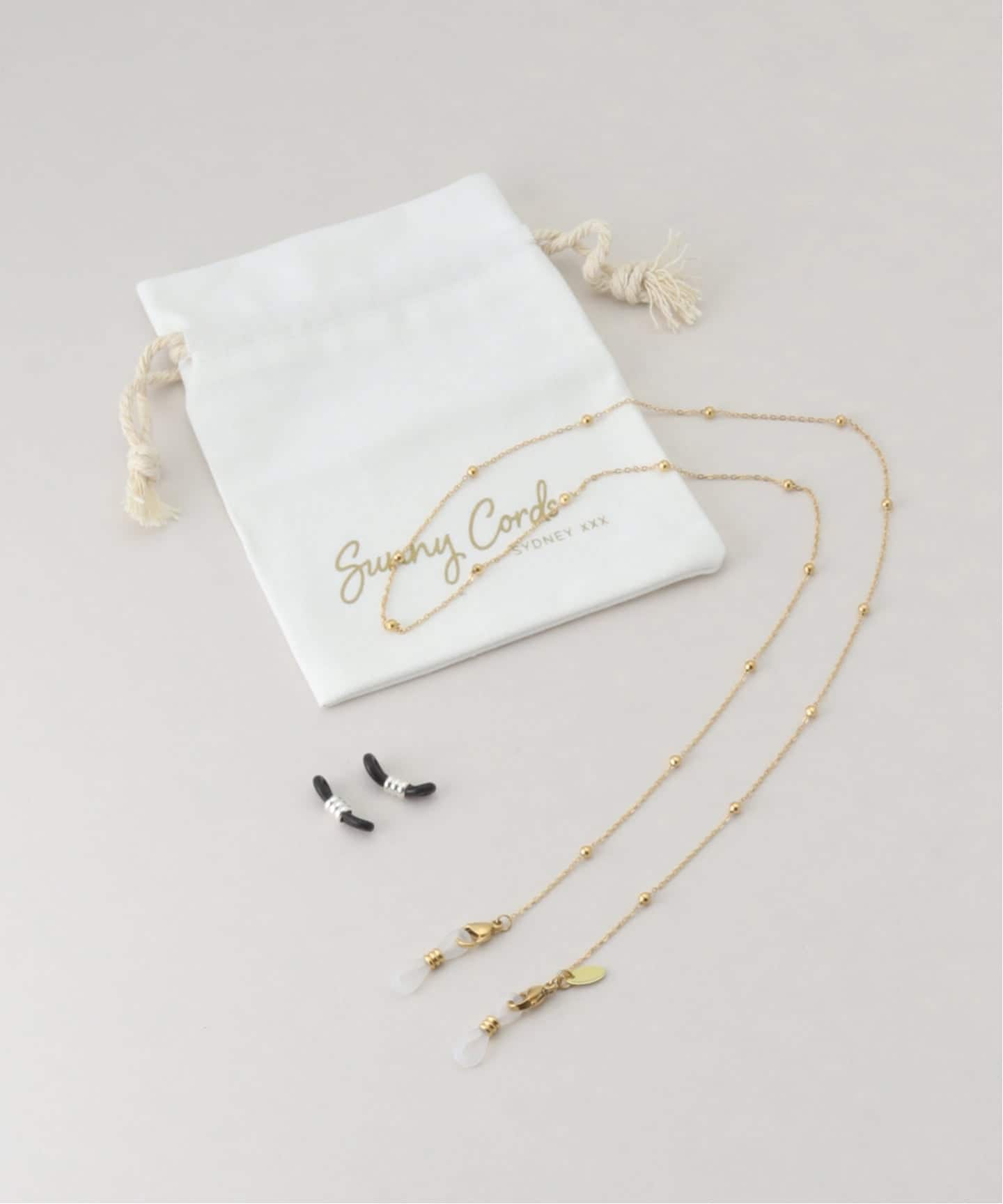 【Sunny Cords/サニーコーズ】Perl glass cord チェーン Sunny Cords/サニーコーズ】Ball chain glass cord（その他