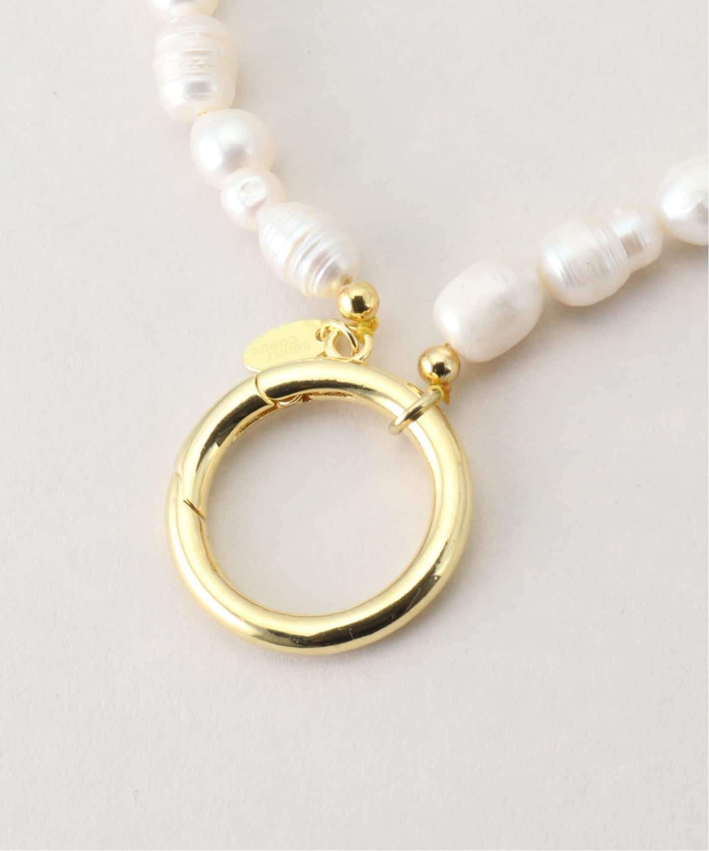 【完売品 新品】AP STUDIO サニーコーズ Perl glass cord Sunny Cords/サニーコーズ】Pearly Perl glass glass ring（その他