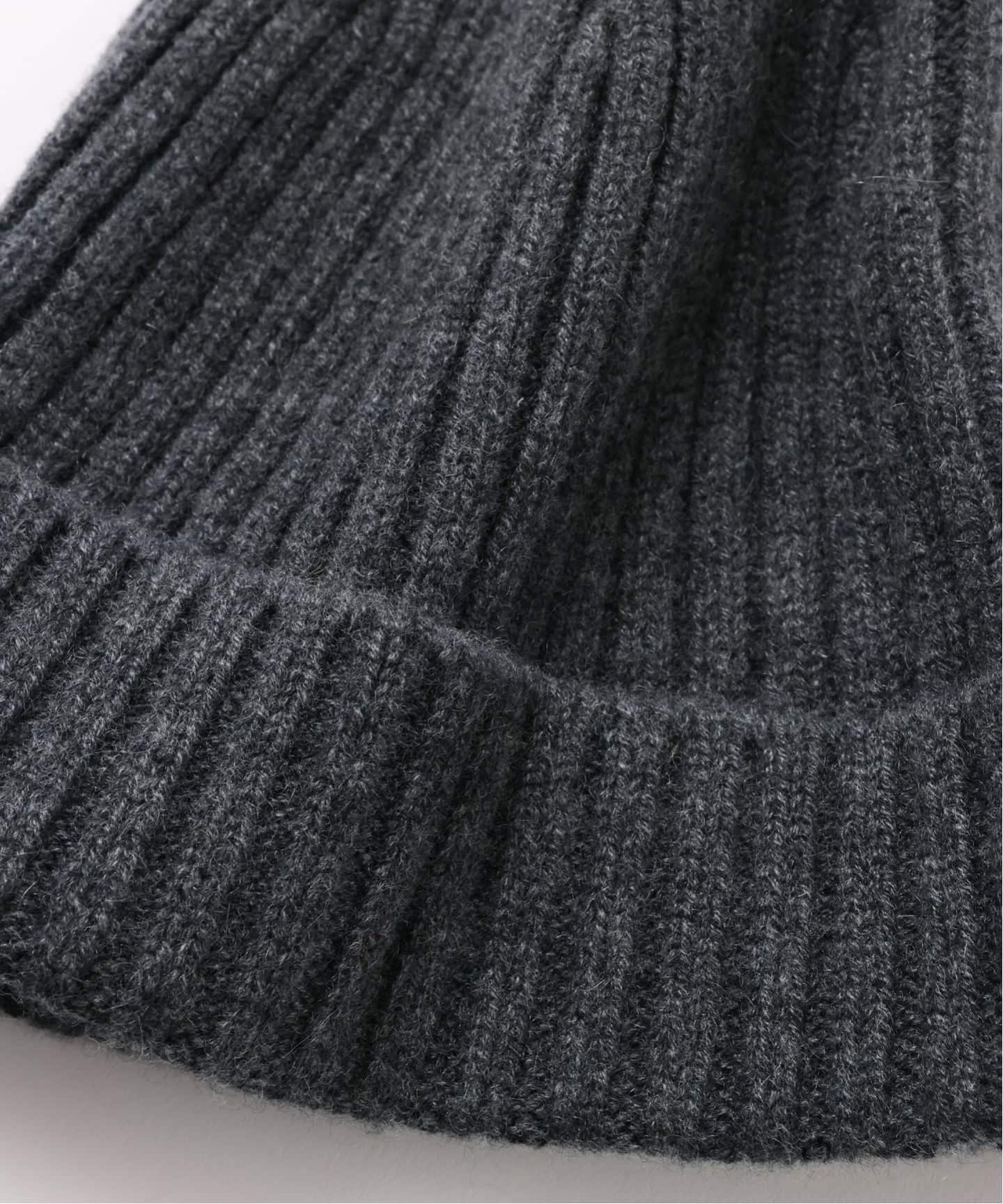 予約》【FOLL / フォル】mongolian cashmere knit beanie（ニット