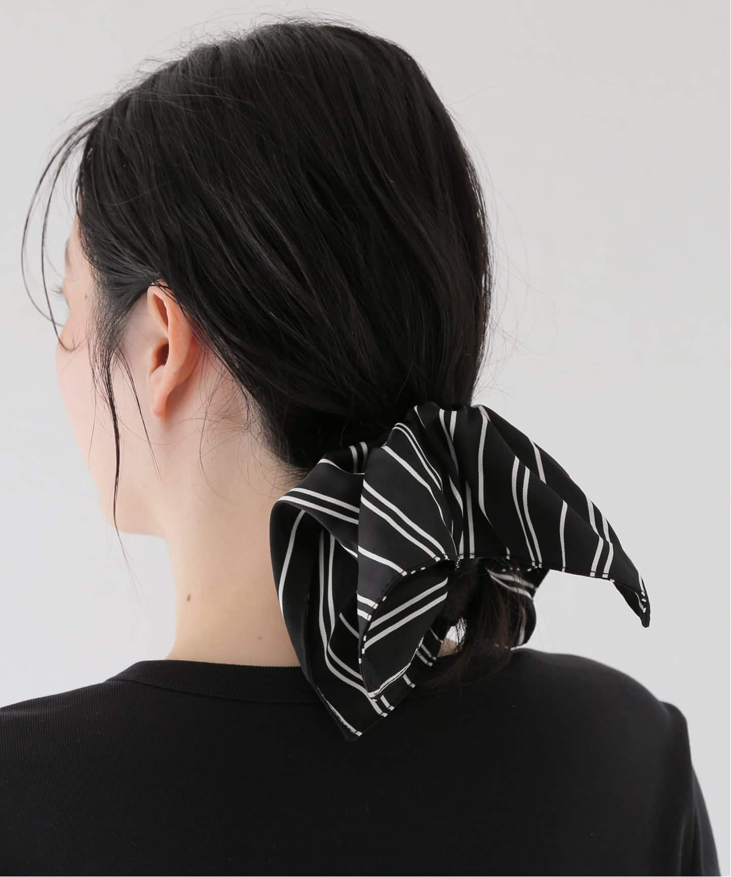 ストライプシュシュ（ヘアアクセサリー）｜B.C STOCK（ベーセー