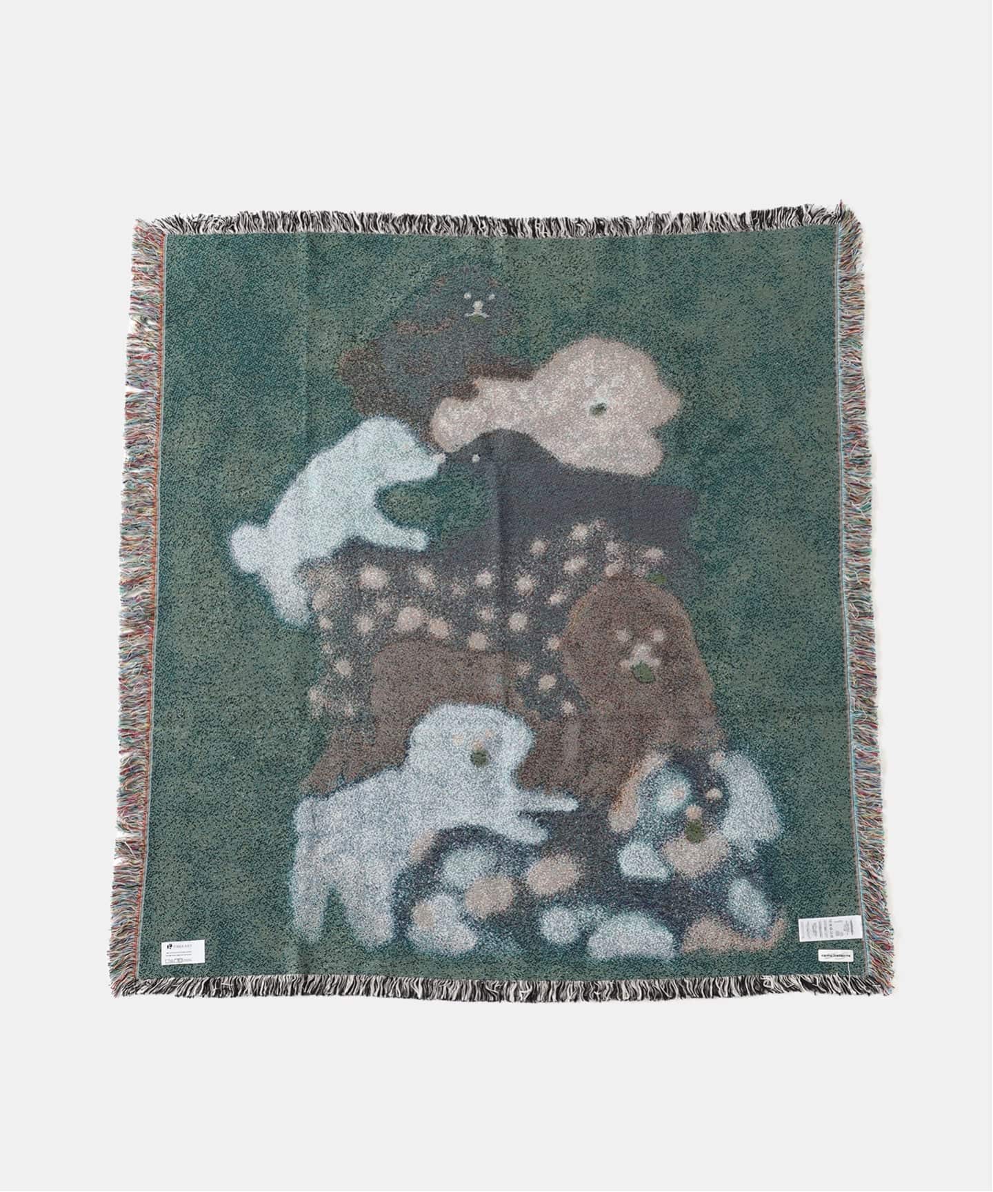 布団・毛布 carne bollente Woof & Wild ALLOVER Carne Bollente / カルネボレンテ Woof & Wild（ブランケット）｜JOINT