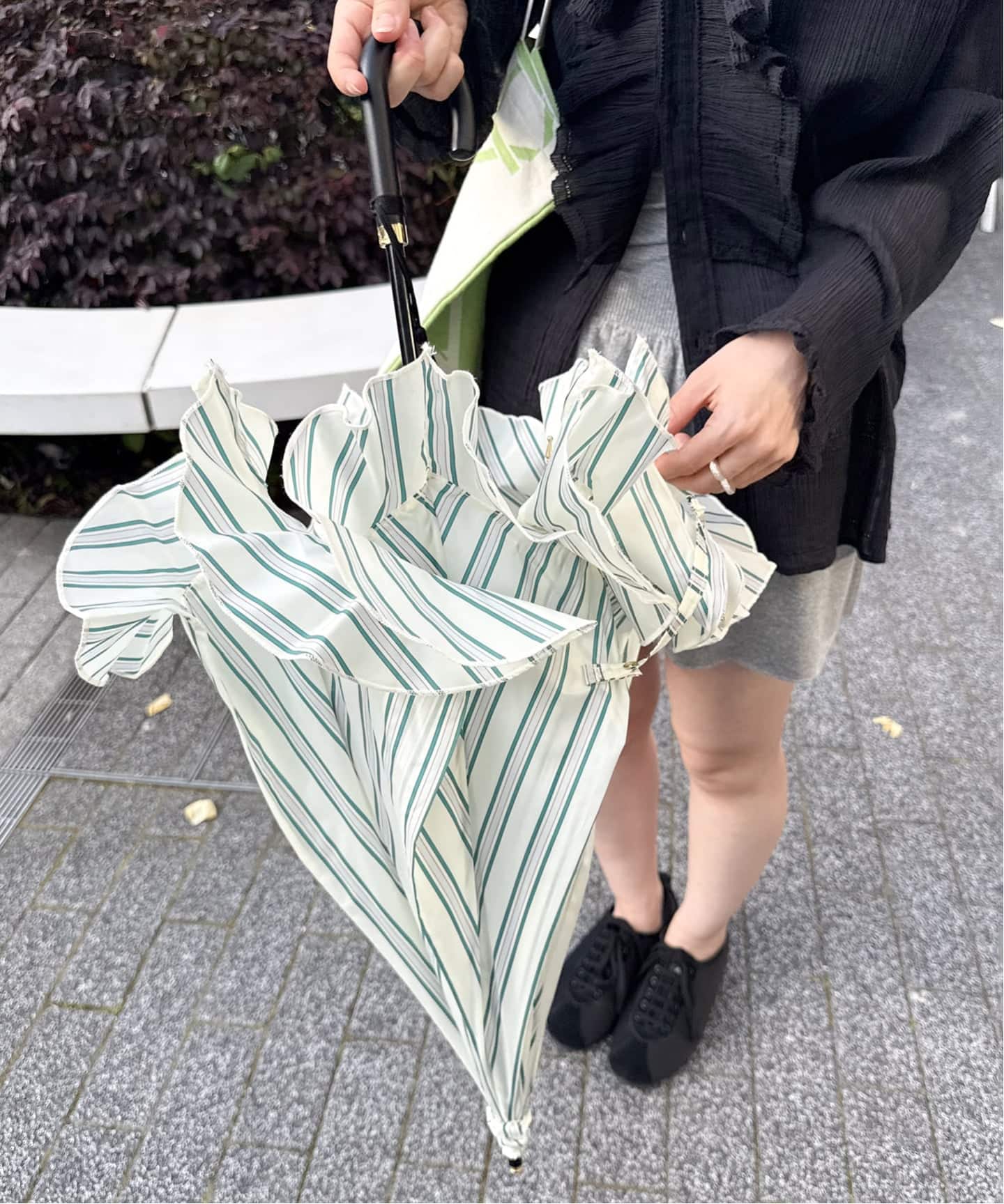 Kiwanda Kiwanda/ キワンダキワンダ】UMBRELLA B.B. Rococo47cm（傘