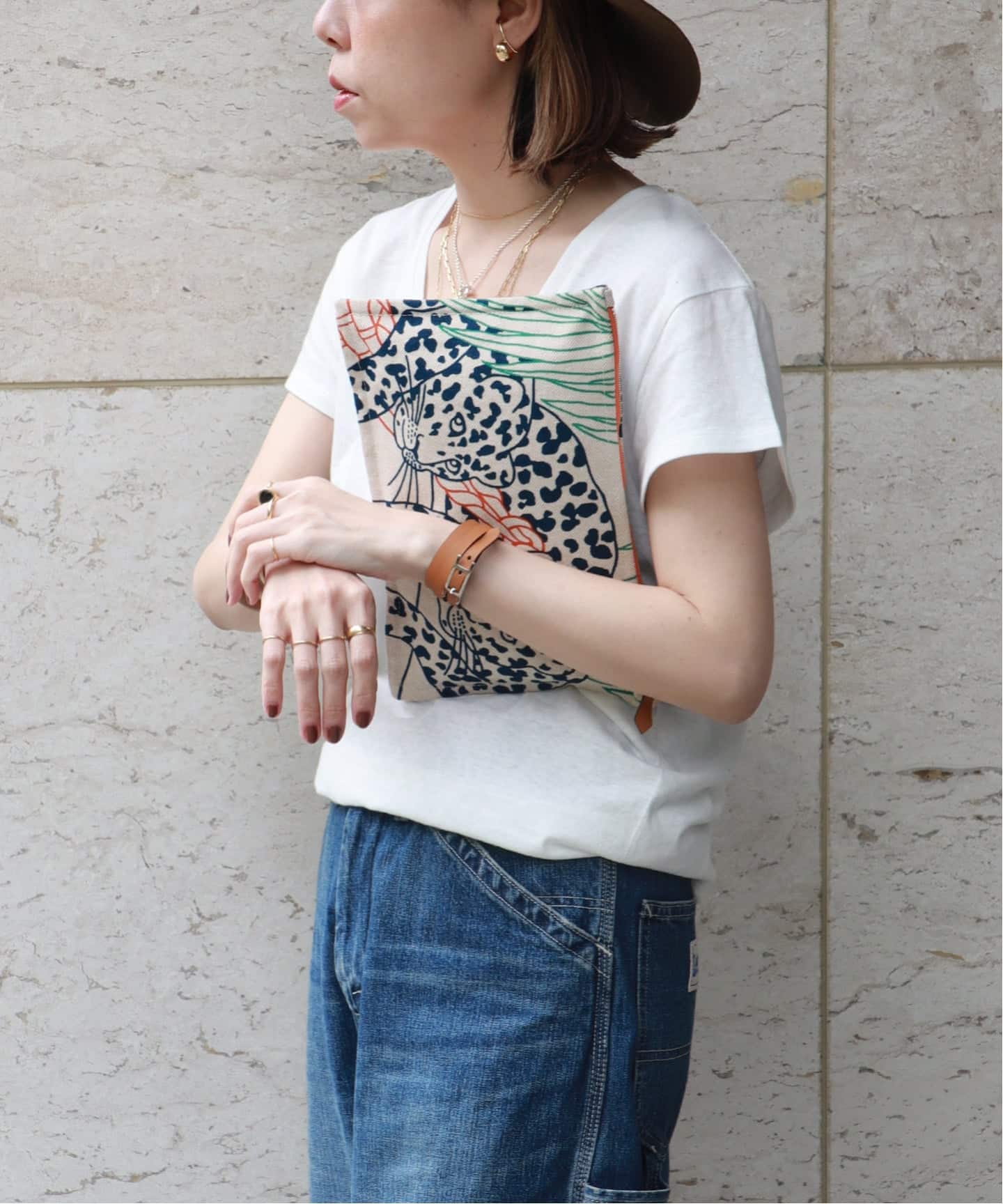 HERMES/エルメス】Flat pouch jin et leo（ポーチ）｜DECOUVERTE