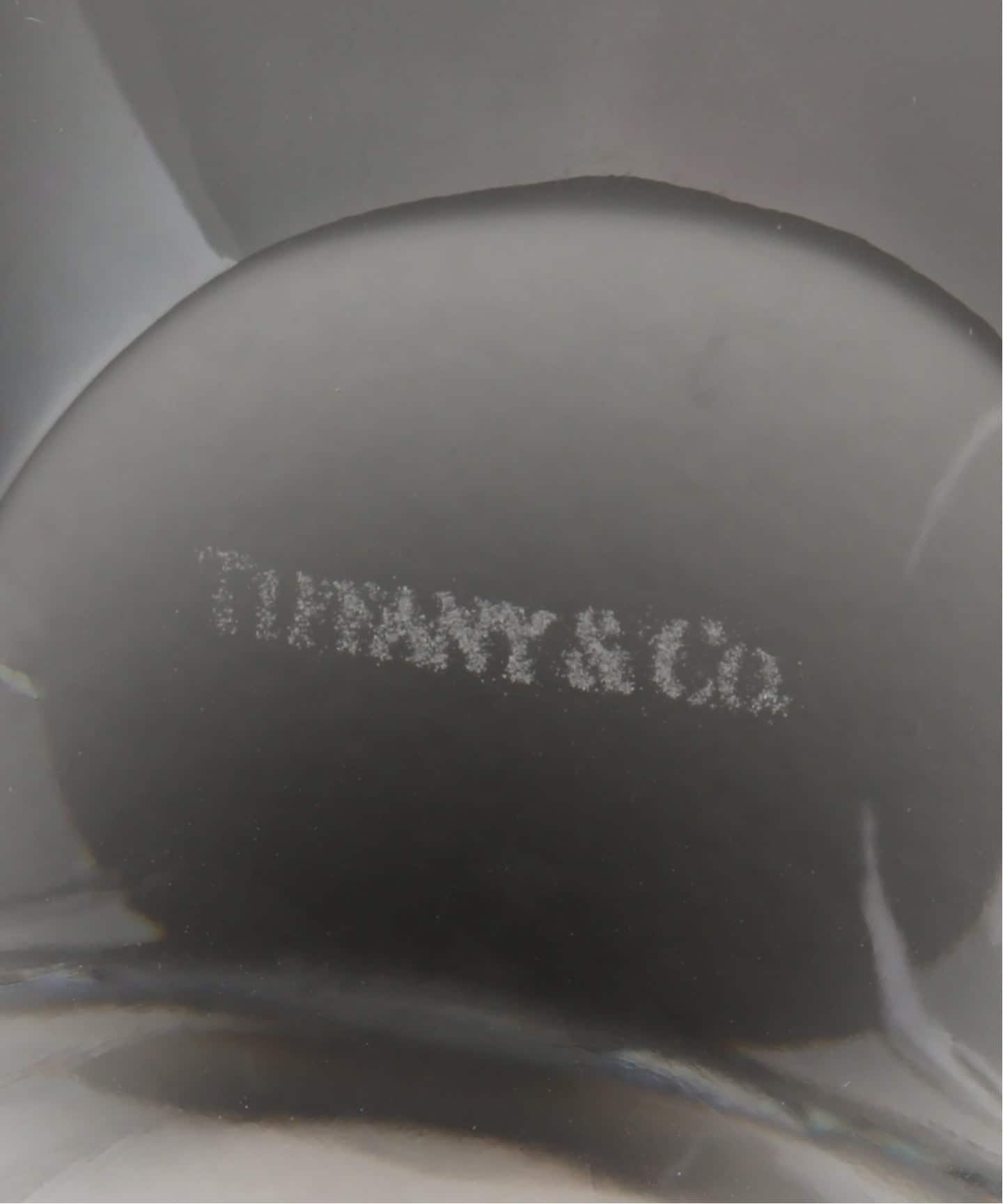 VINTAGE TIFFANY&Co./ティファニー】 tennis ball cr PW：クリスタル