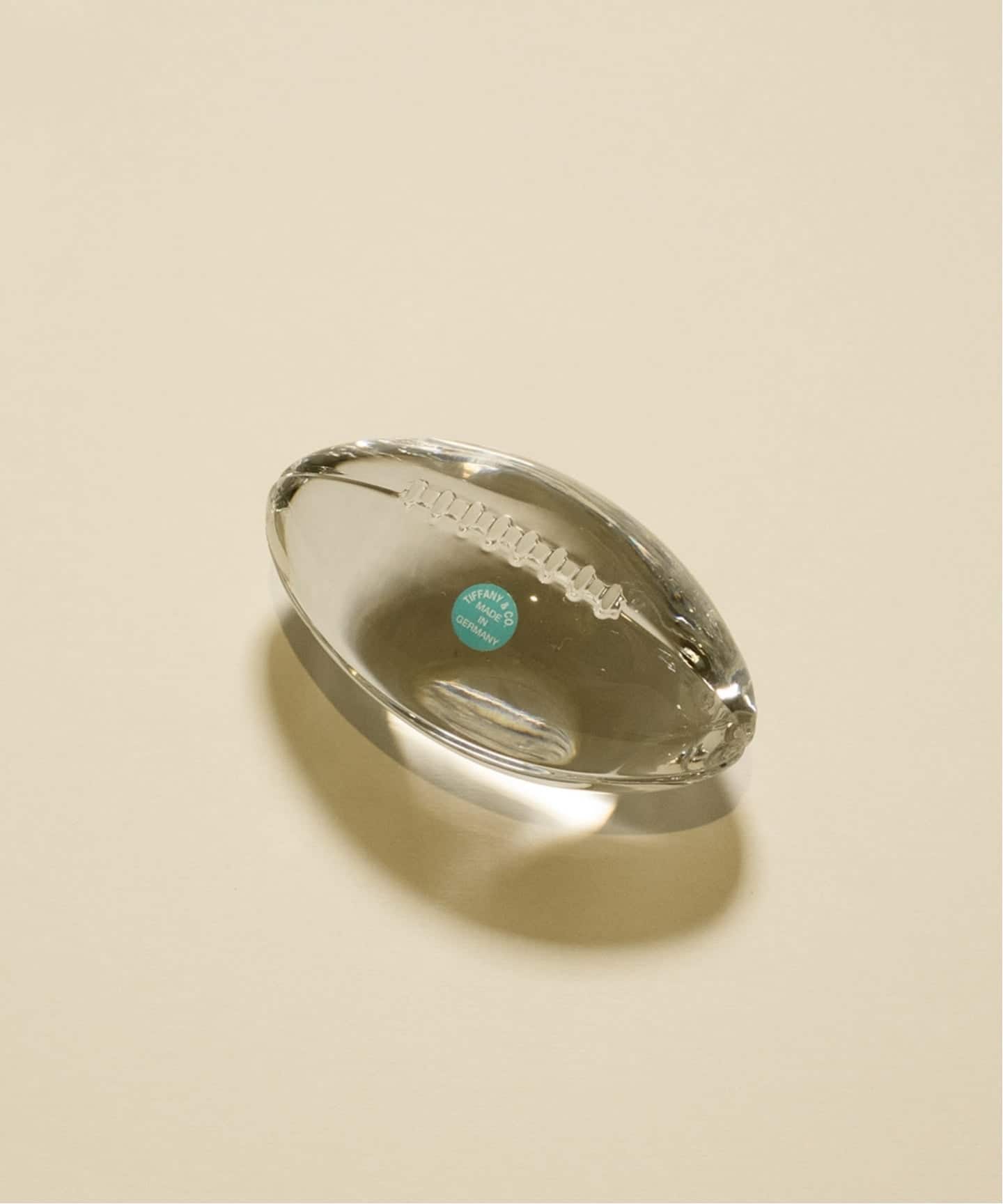 ティファニー TIFFANY&Co. 野球ボール クリスタル VINTAGE TIFFANY&Co./ティファニー】football (full lead cr