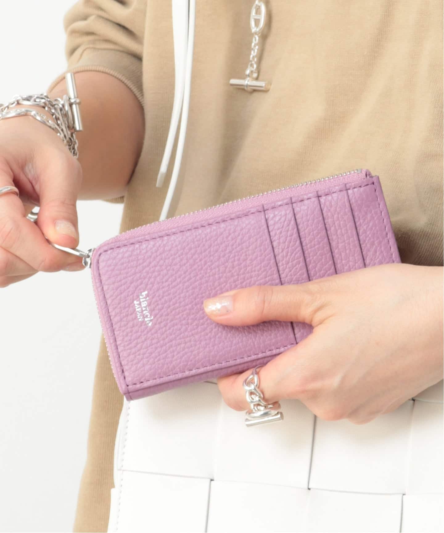 blancle/ ブランクレ】L fragment case（財布・コインケース