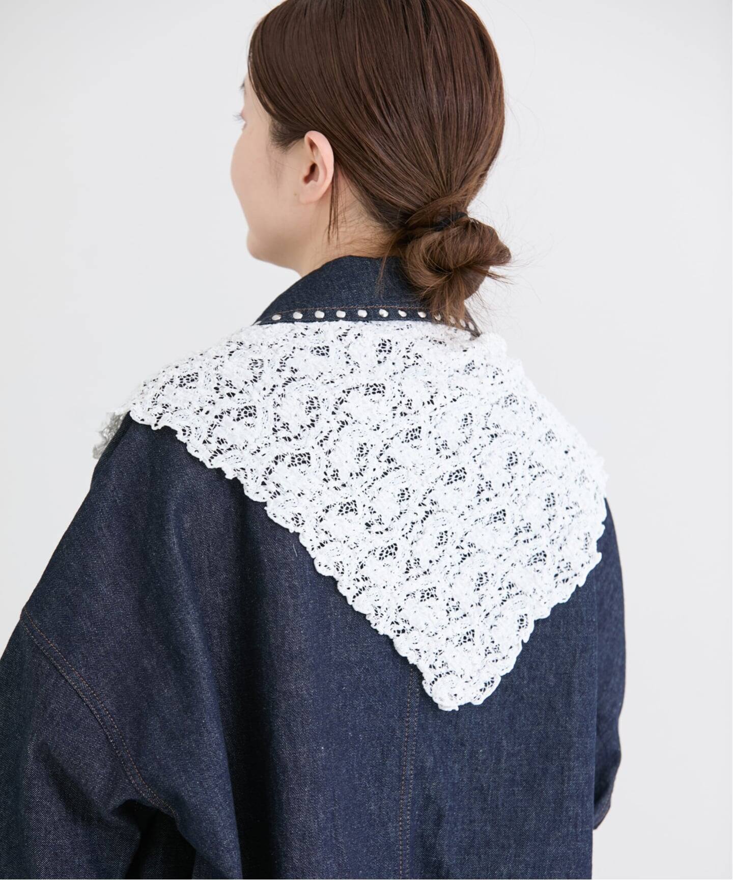 IENA レース スカーフ新品 Flowerストレッチレース スカーフ（スカーフ／バンダナ）｜IENA