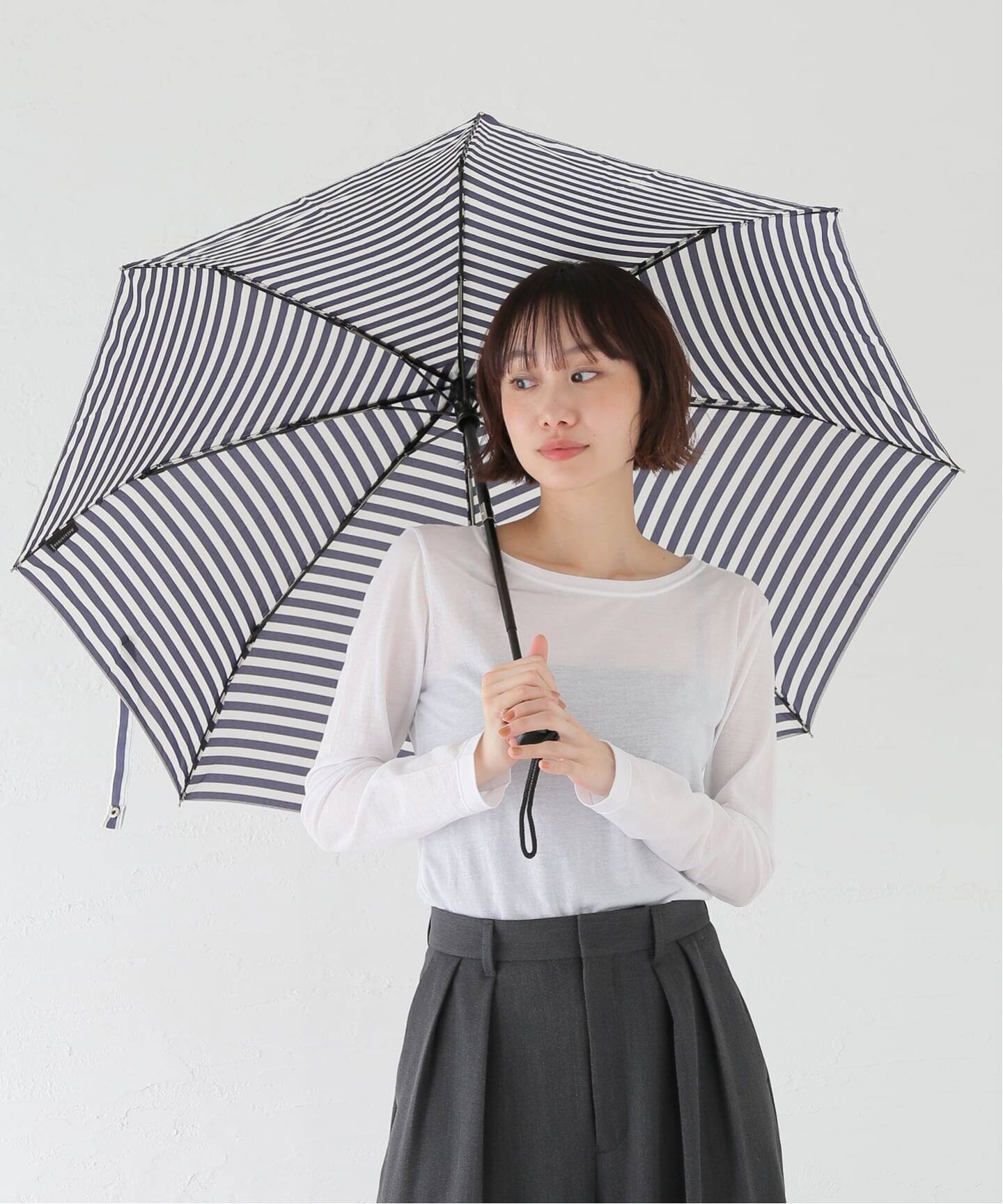 MACKINTOSH/マッキントッシュ FOLDING UMBRELLA STRIPE 傘
