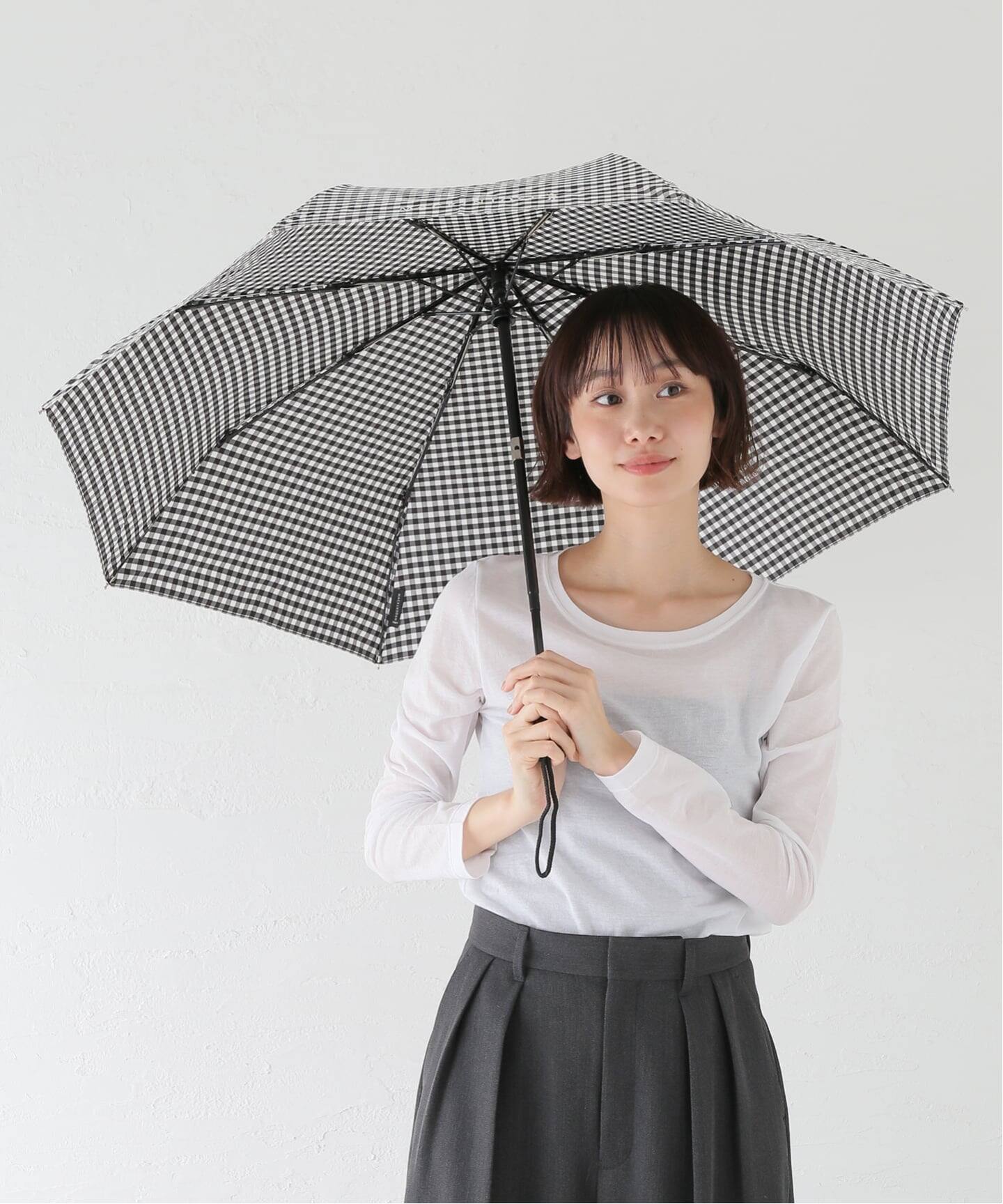 MACKINTOSH/マッキントッシュ FOLDING UMBRELLA CHECK 傘