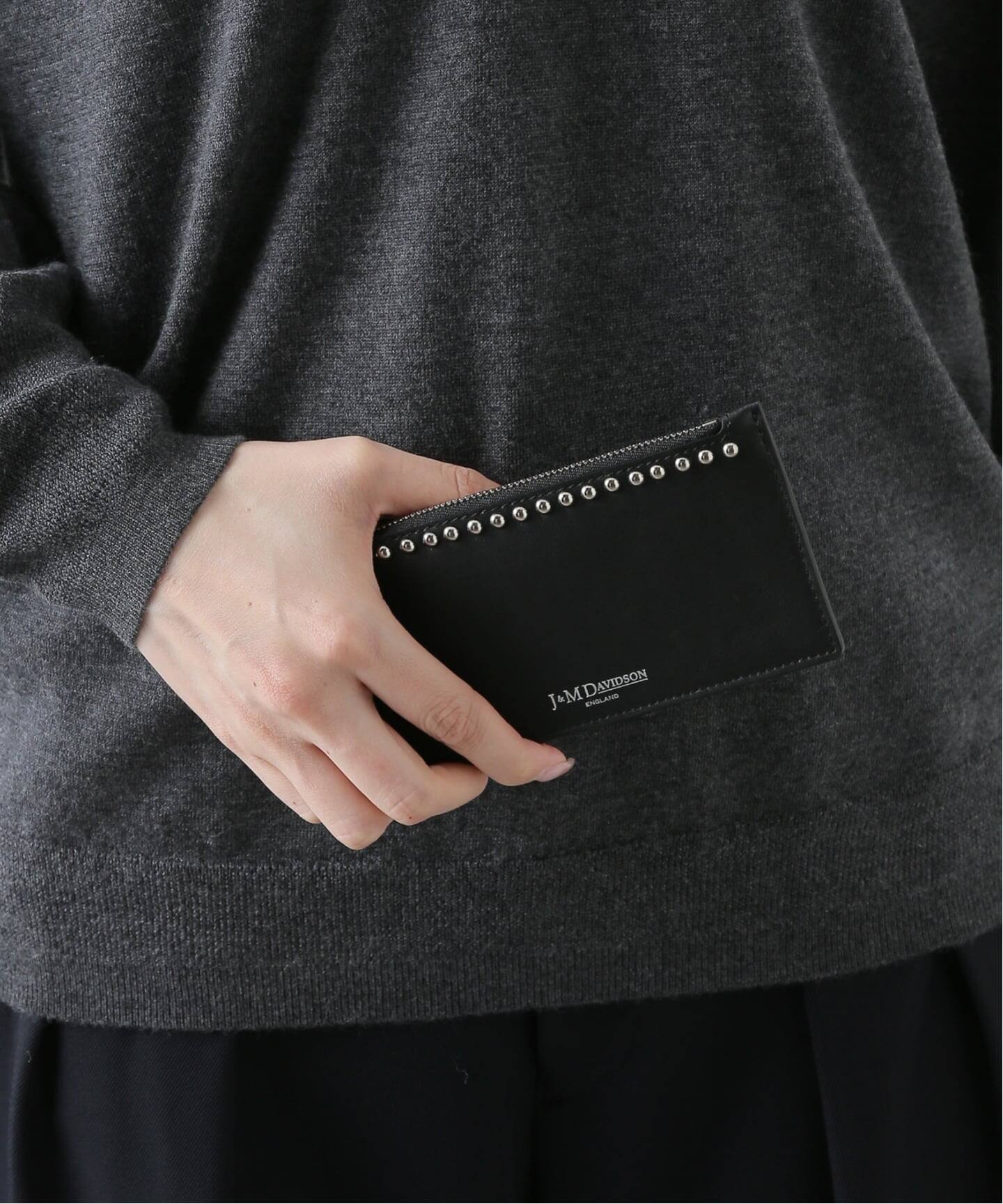 J&M DAVIDSON/J&Mデヴィッドソン KEY POUCH WITH STUDS ポーチ SKYP