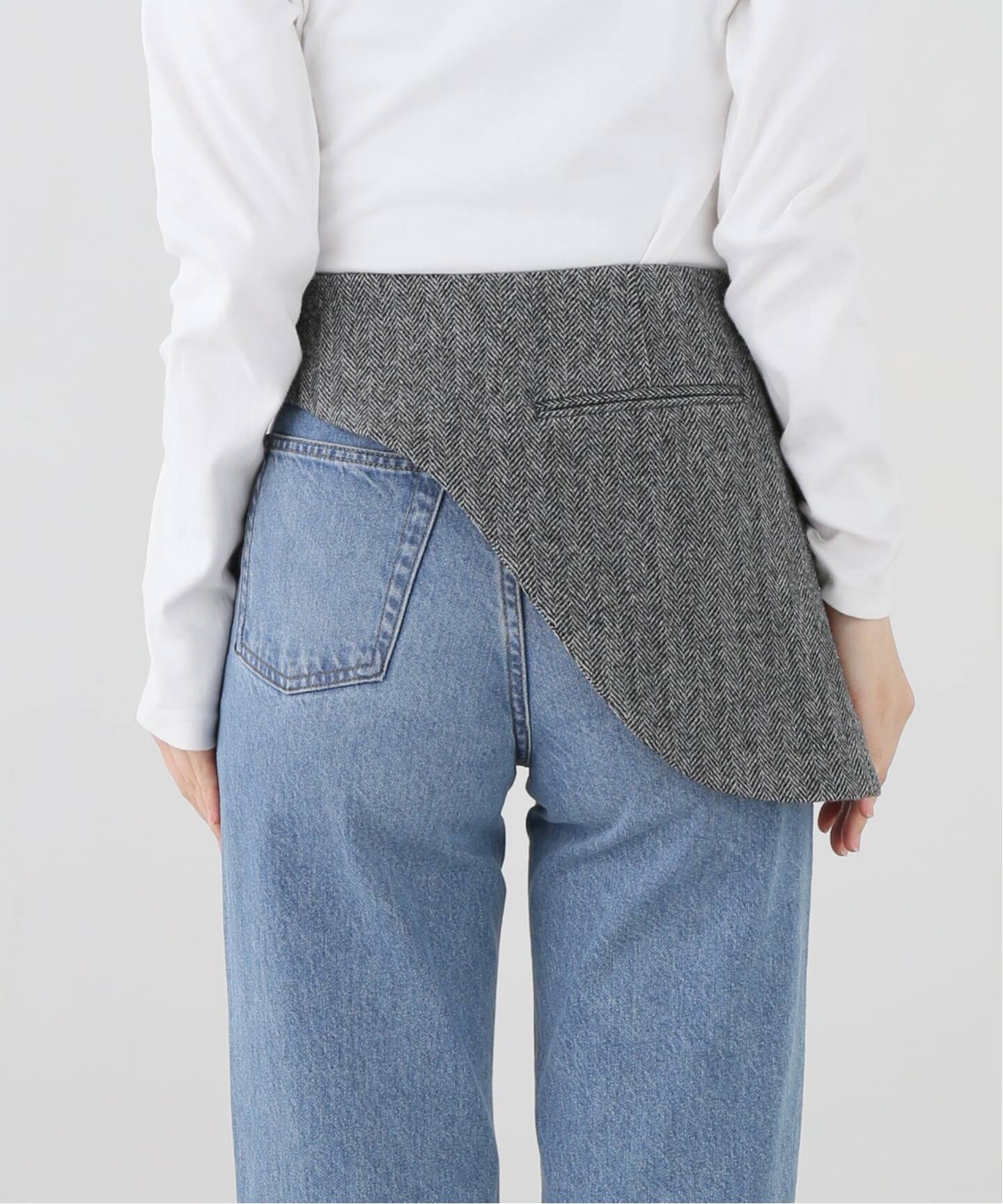 MADISONBLUE/マディソンブルー TABLIER BELT HERRINGBONE ベルト MB264