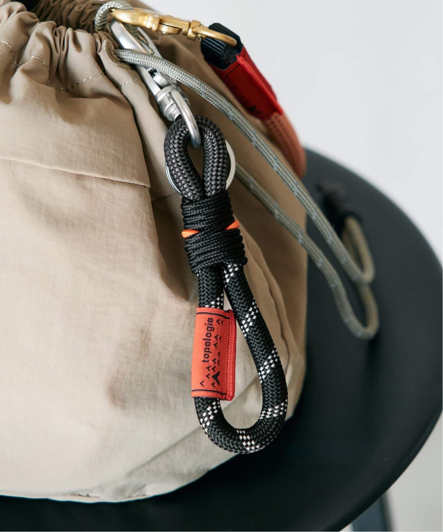 TOPOLOGIE 8mmLOOP KEYHOLDER キーホルダー TP-WST-K08-BRL-00-PE