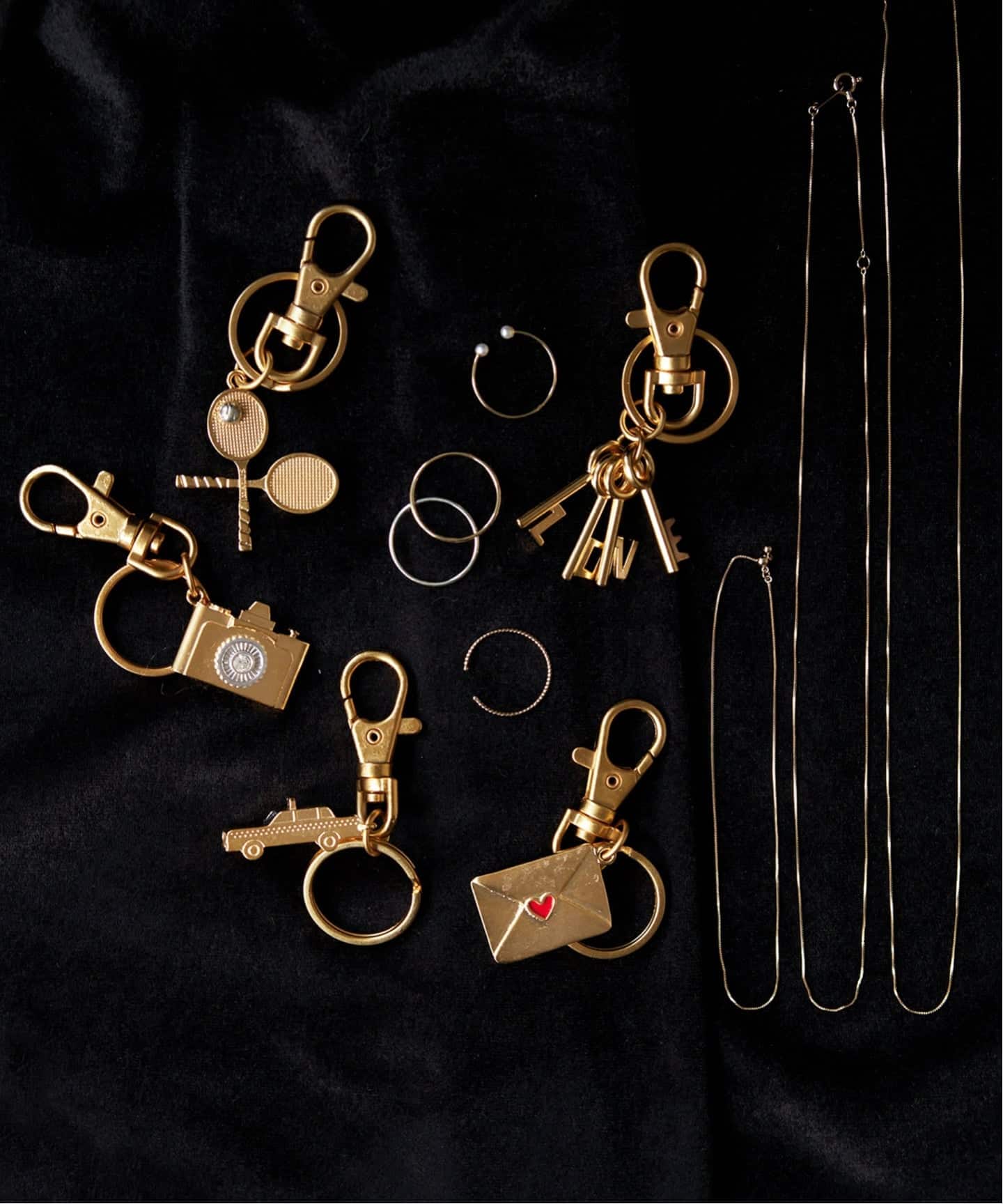 イエナ　ハンドバッグ キーチャーム付き 予約》MALUS/マリュス CHARM GOLD チャーム（キーケース／キー