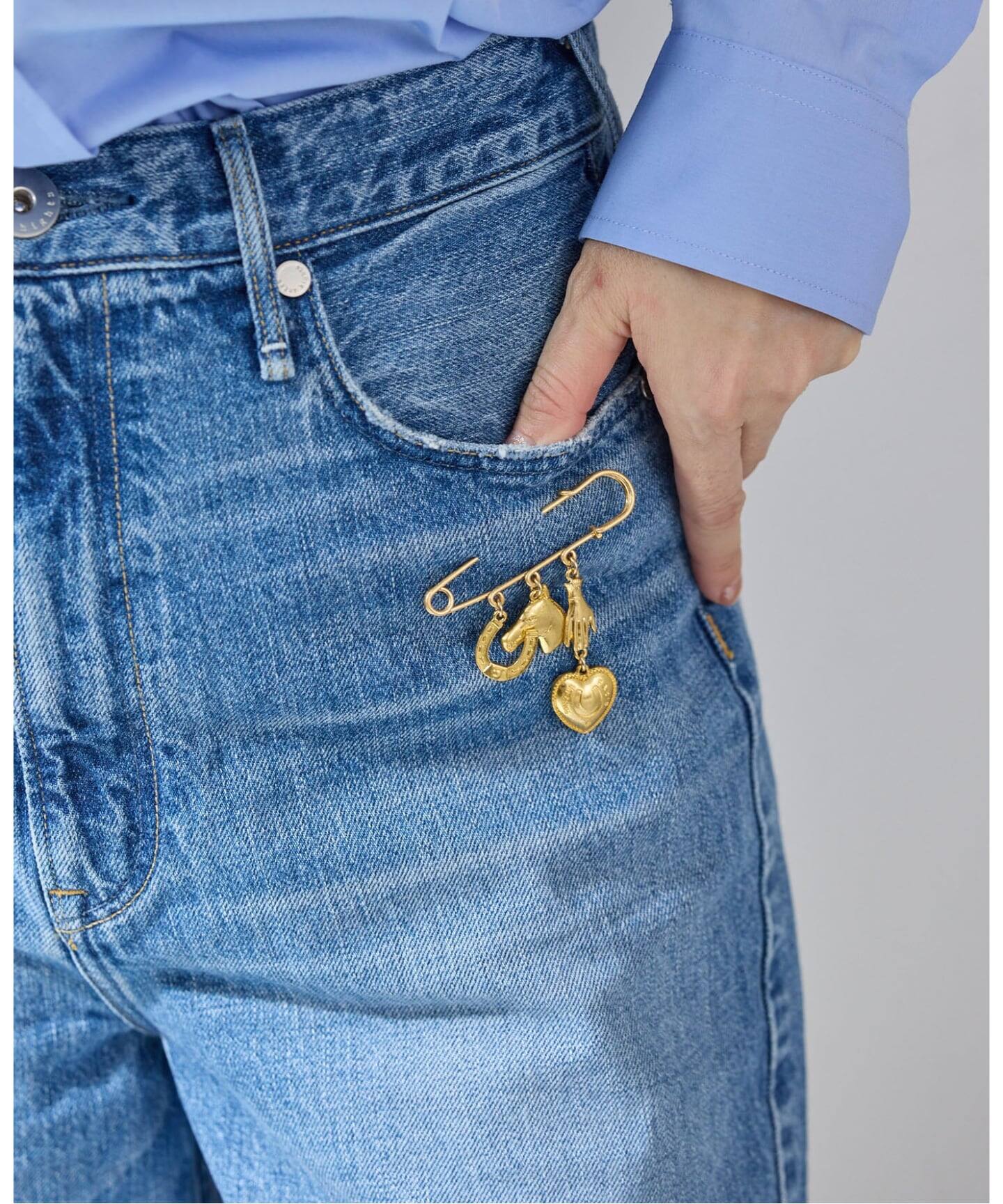 WEB限定/追加予約》IENA CHEVAL 3ROW ブローチB（その他ファッション