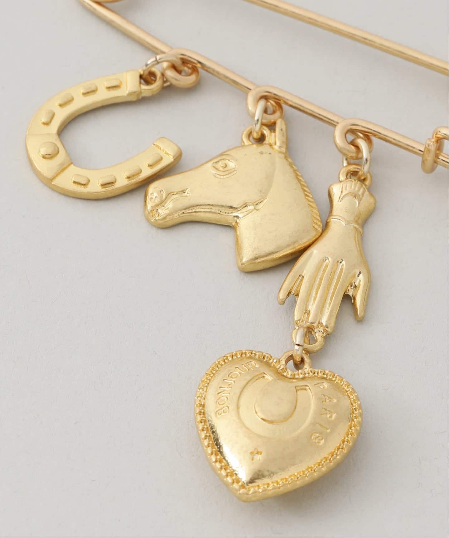 WEB限定/追加予約》IENA CHEVAL 3ROW ブローチB（その他ファッション