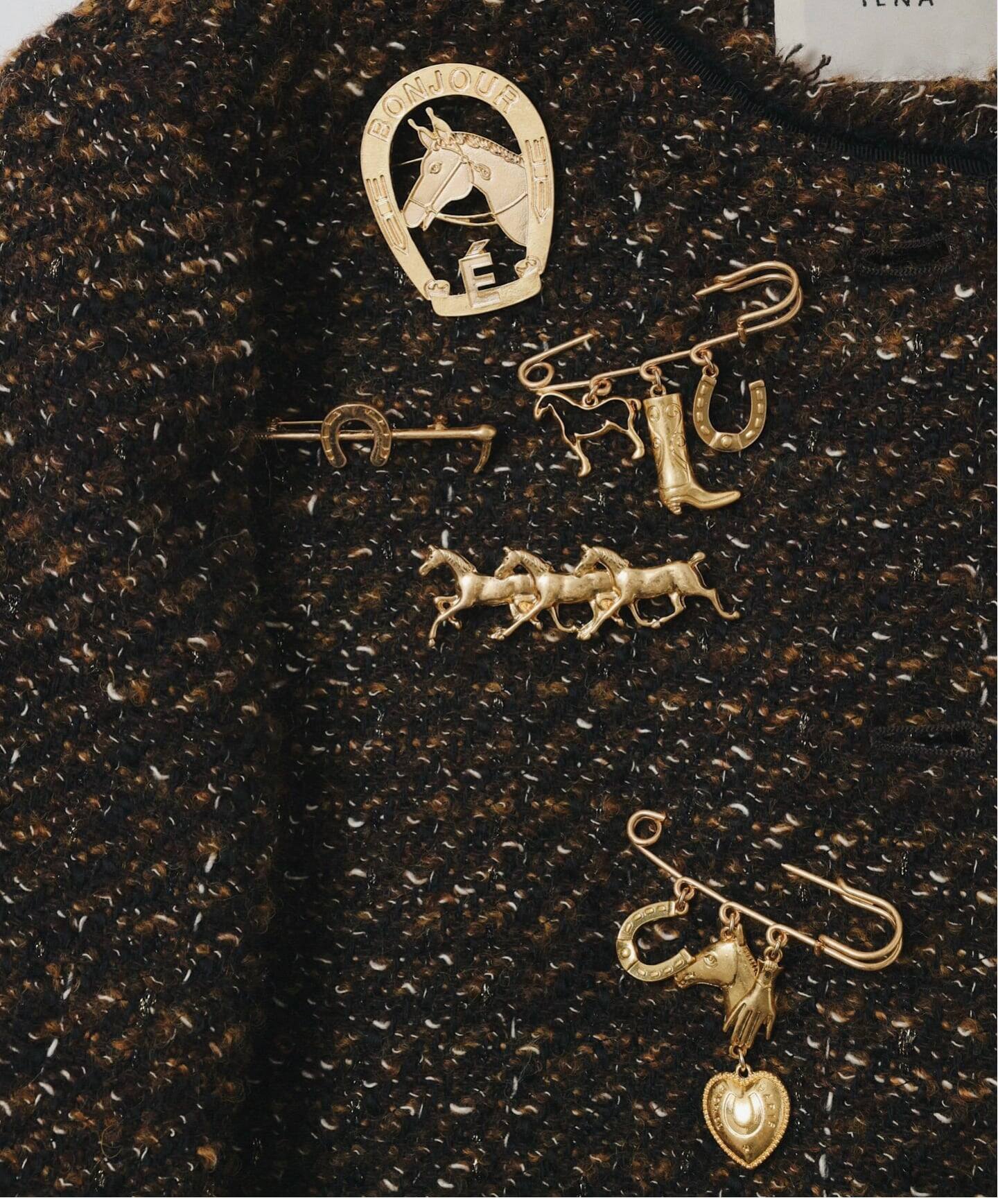 WEB限定/追加》IENA FER A CHEVAL ブローチ（その他ファッション小物