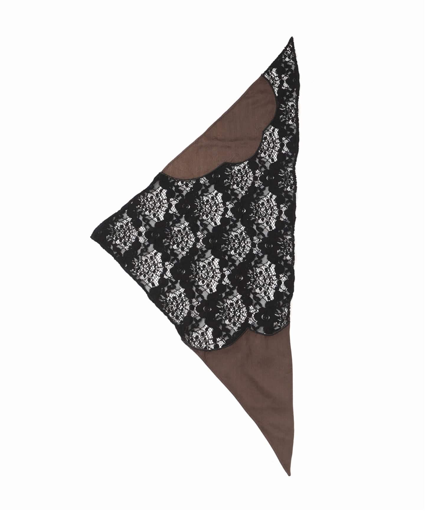 IENA LA BOUCLE R/Lサテンレースコンビバブーシュカ（スカーフ