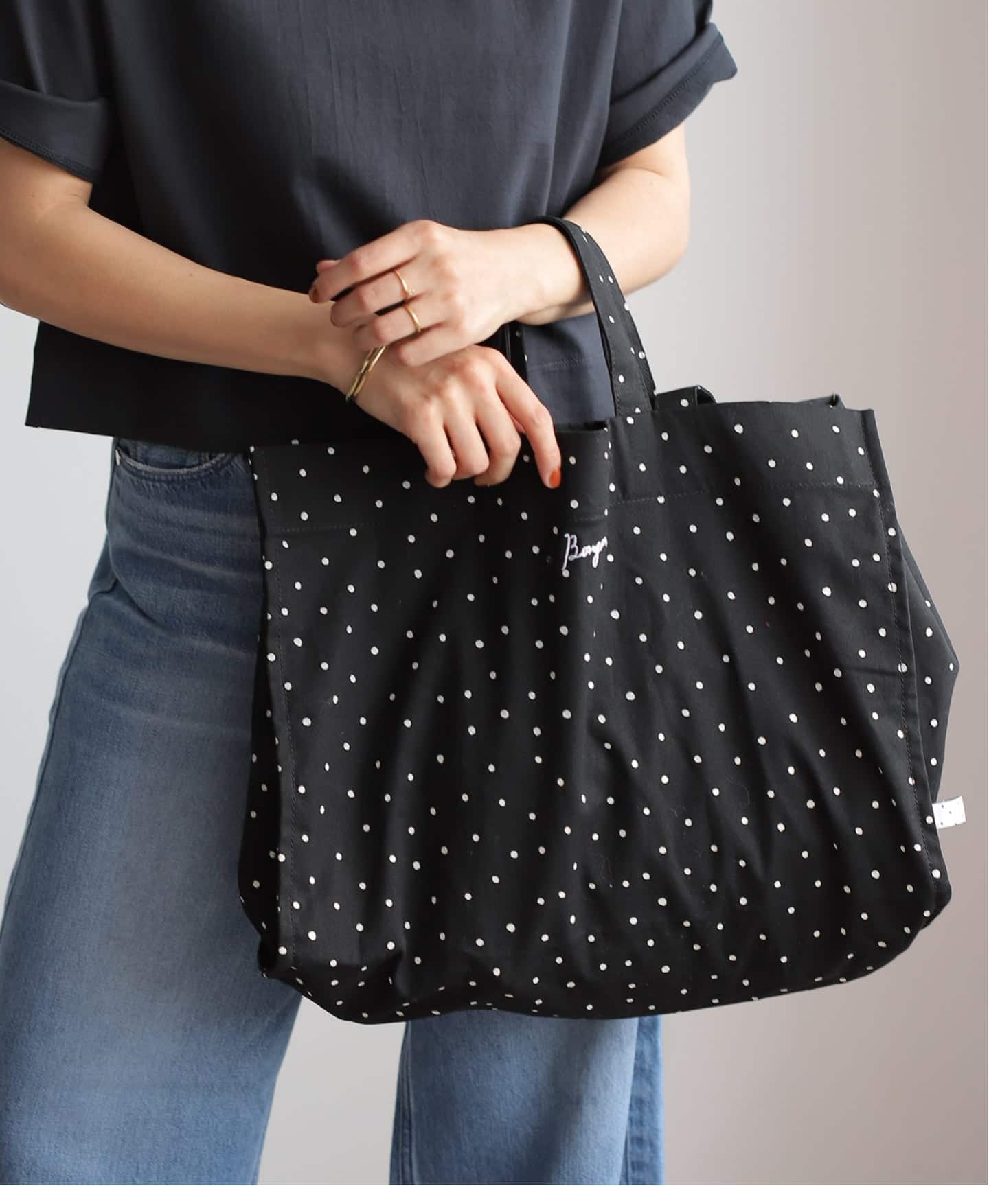 BASIC】ボンジュール2wayトートバッグ （ドット）（トートバッグ