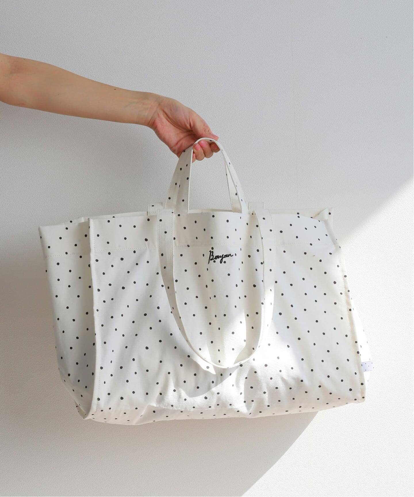 BASIC】ボンジュール2wayトートバッグ （ドット）（トートバッグ 