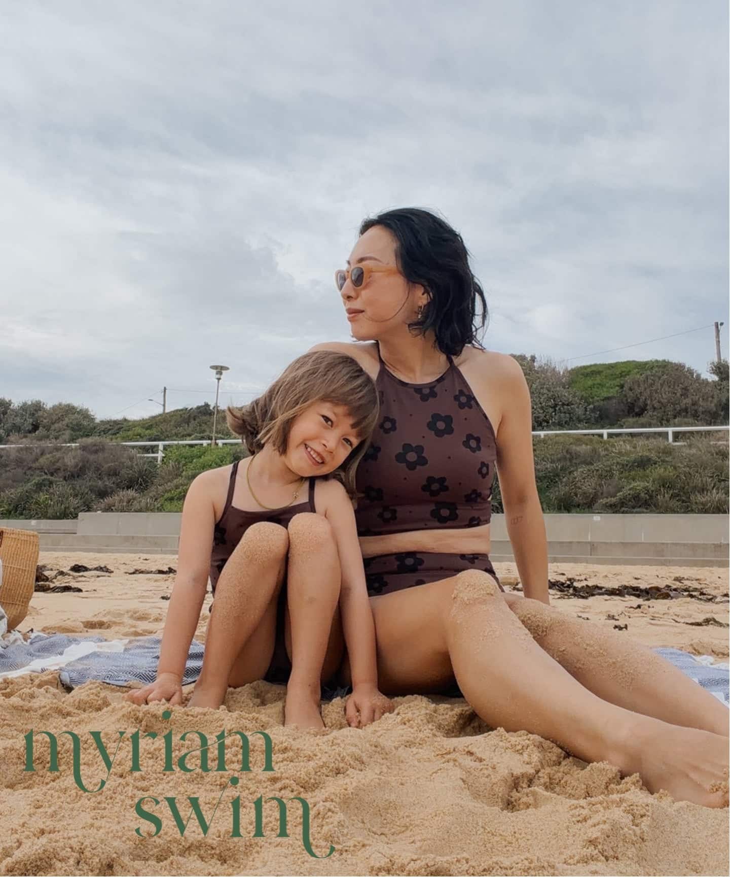 myriam swim/ミリアムスイム】 Cropped High NeckTop（大人サイズ