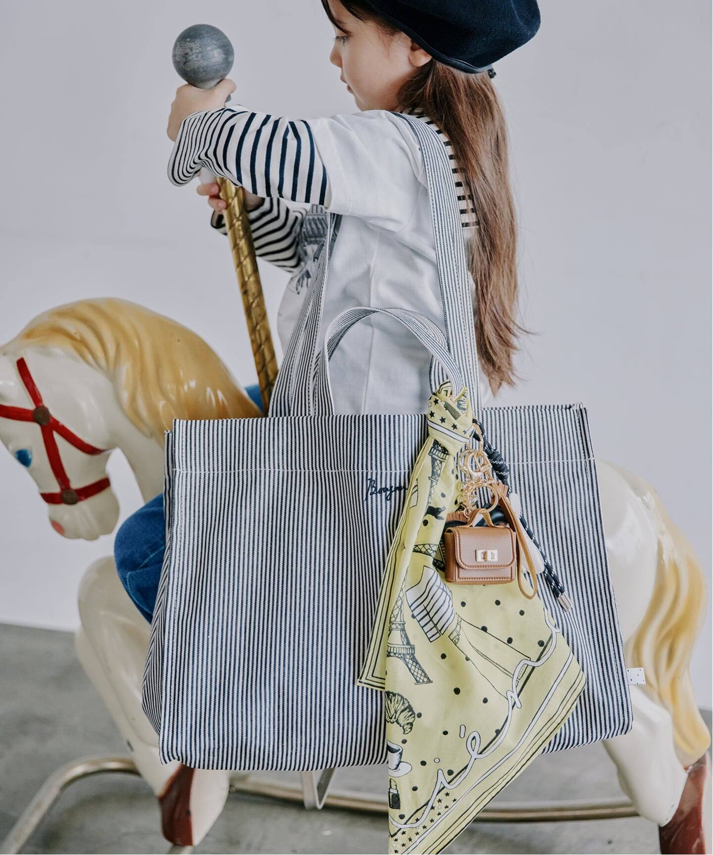 ボンジュール2wayトート stripe（トートバッグ）｜IENA ENFANT（イエナ