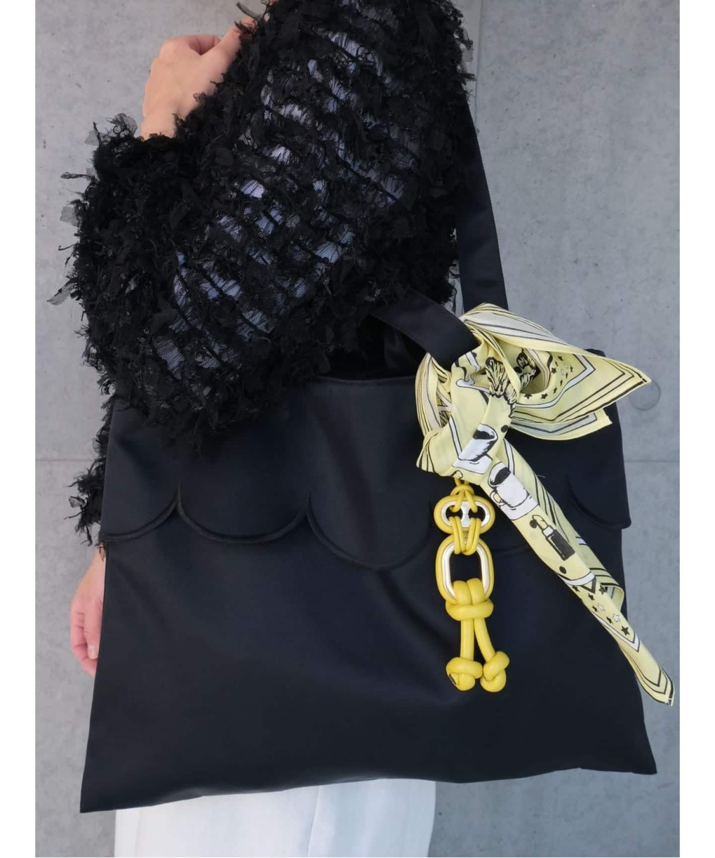 最終お値下げ❣️マーロンエノンフィ パールハンドルバッグ ラージ 美