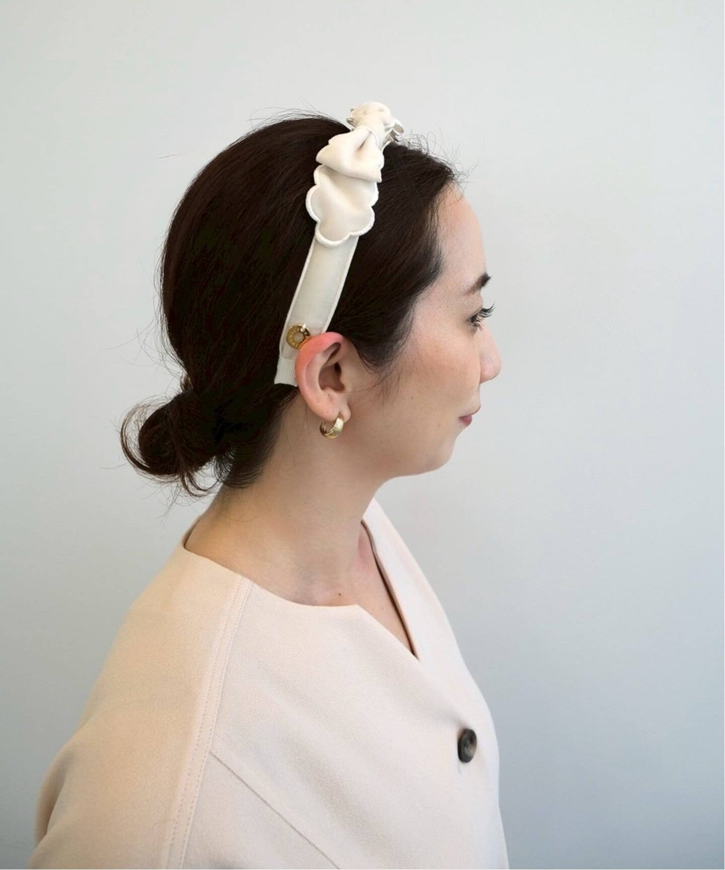 MARONENONFEE/マーロンエノンフィ】別注スカラップカチューシャA（ヘア