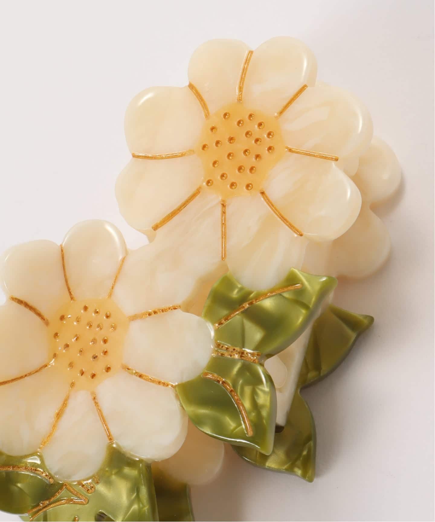 Solar Eclipse/ソーラーエクリプス】 DAISY STEM CLAW HAIR CLIP（ヘア