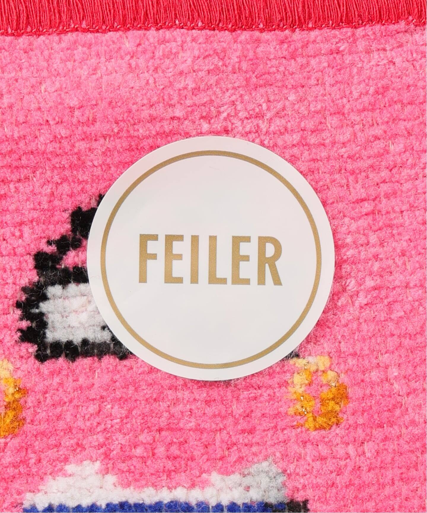 FEILER/フェイラー】別注 AMOR IENA 25*25ハンカチ（レッド