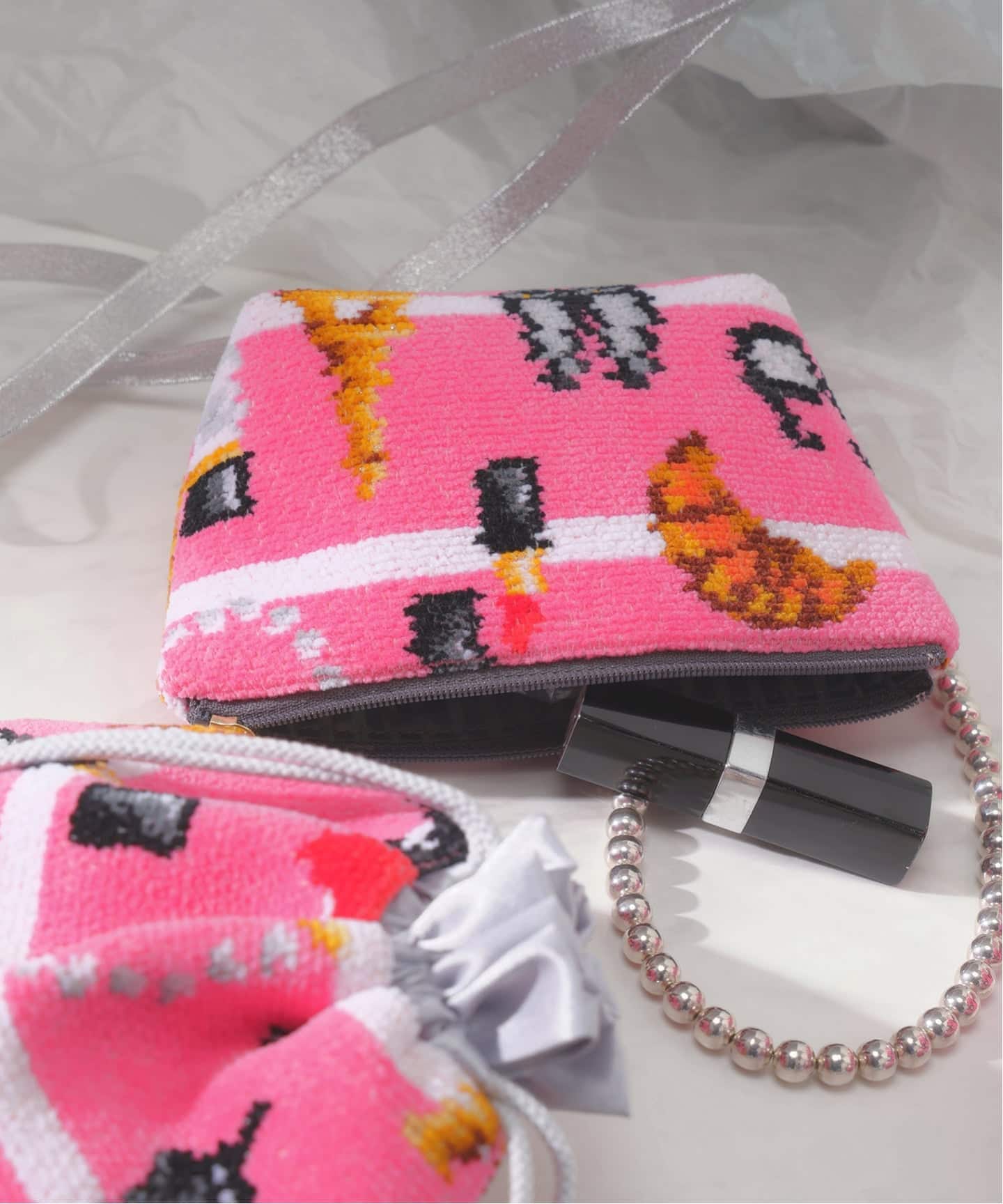 FEILER/フェイラー】別注 ROSE IENA 舟形ポーチ（ポーチ）｜IENA