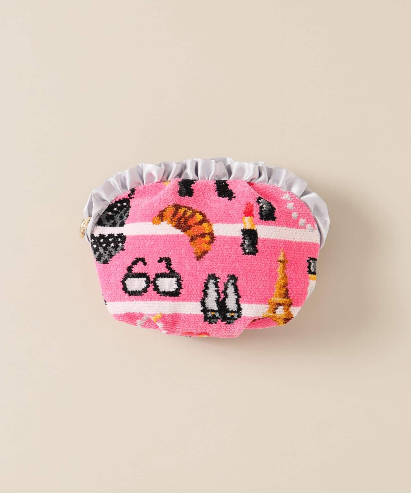 FEILER/フェイラー】別注 ROSE IENA フリルシェルポーチ（ポーチ