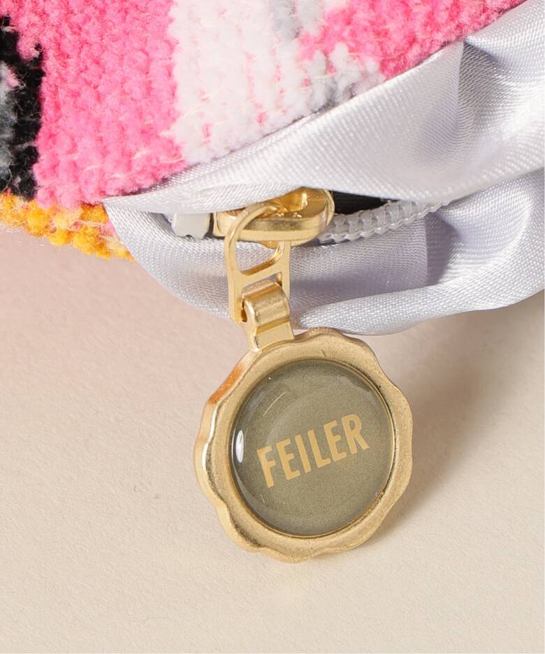 FEILER/フェイラー】別注 ROSE IENA フリルシェルポーチ（ポーチ 