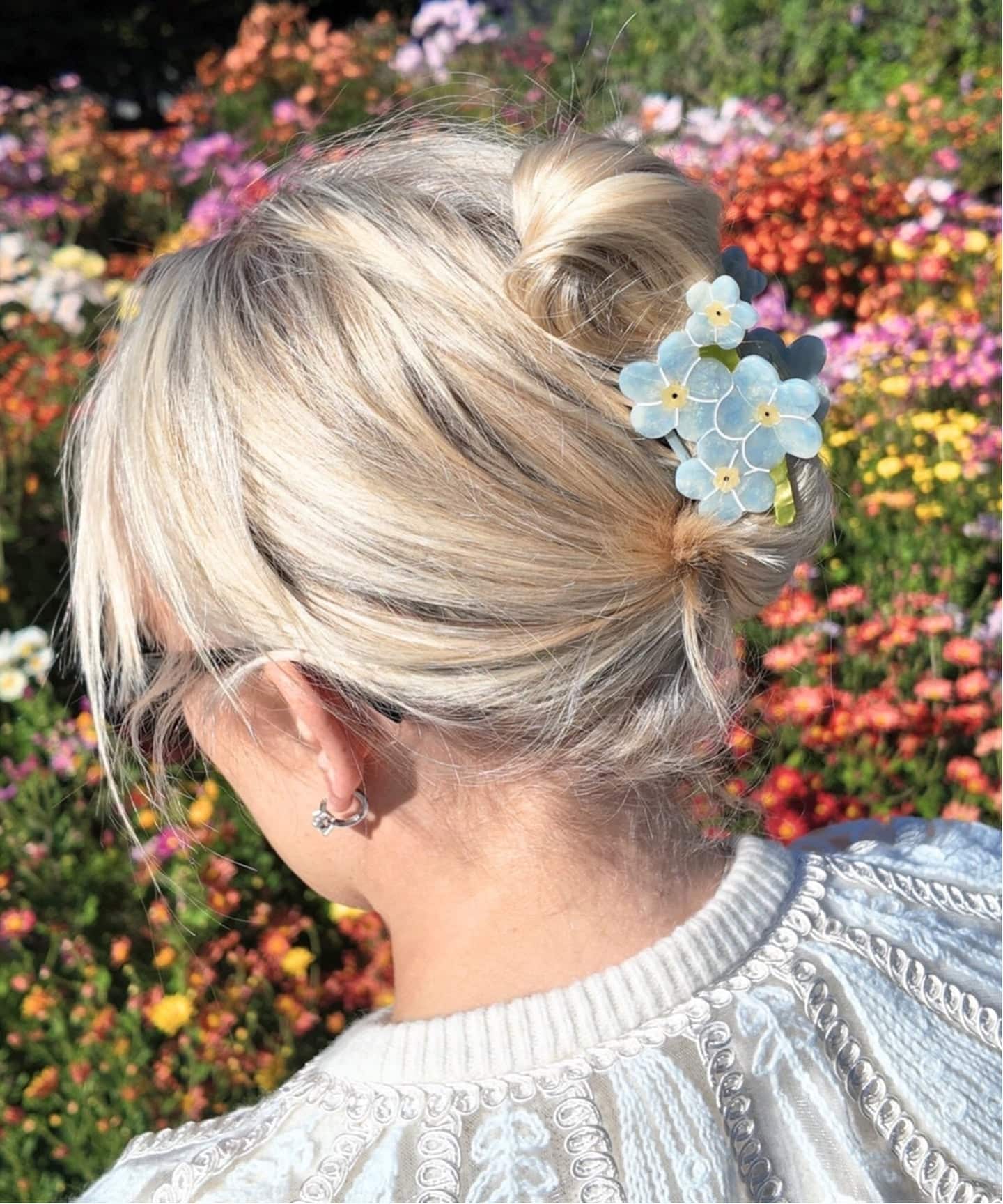 Solar Eclipse/ソーラーエクリプス】FORGET ME NOT CLAW HAIR CLIP