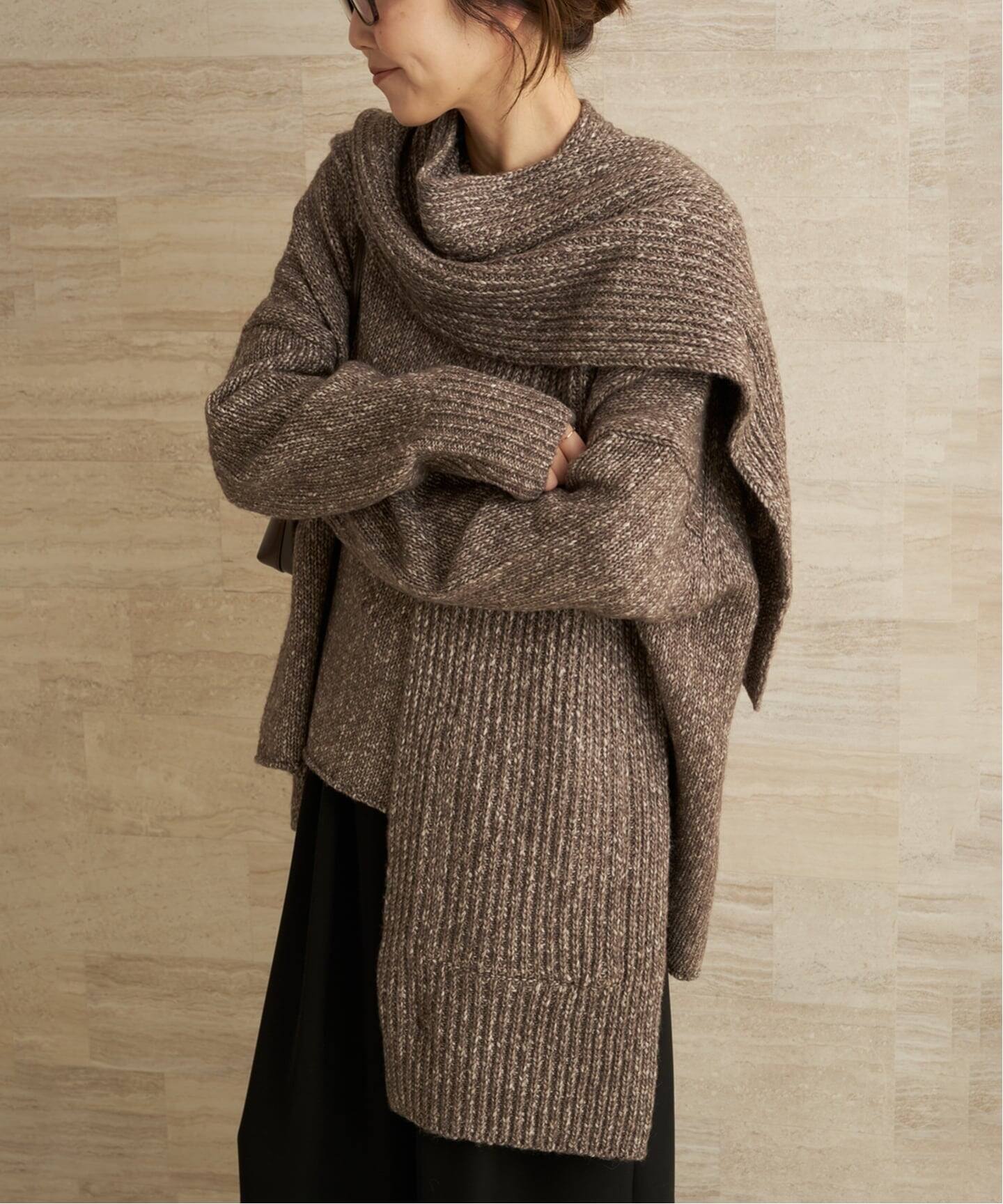 3G ミックスフードマフラー（ストール）｜Plage（プラージュ）の通販