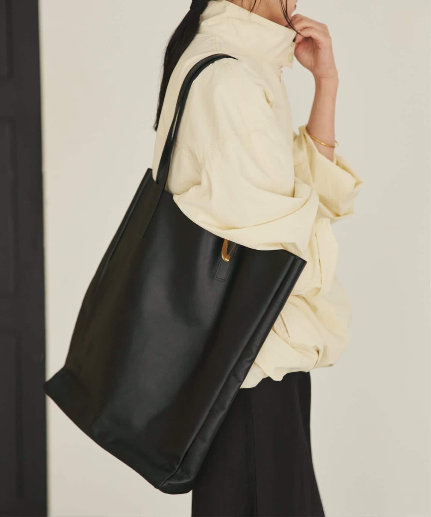 追加》les Tendre leather tote バッグ（トートバッグ）｜Plage