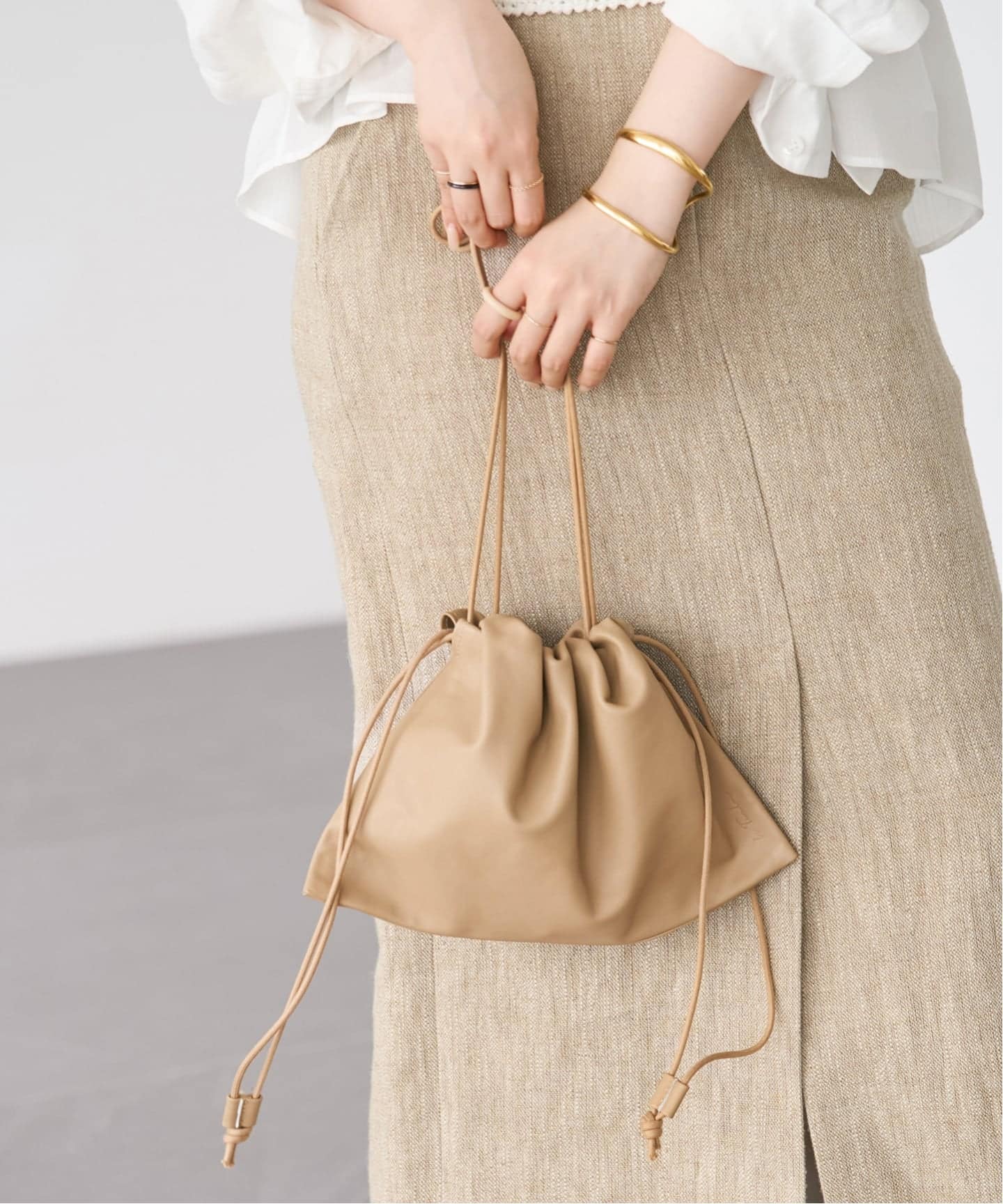 WEB限定追加予約》les Tendre leather clutch バッグ 2（ショルダー