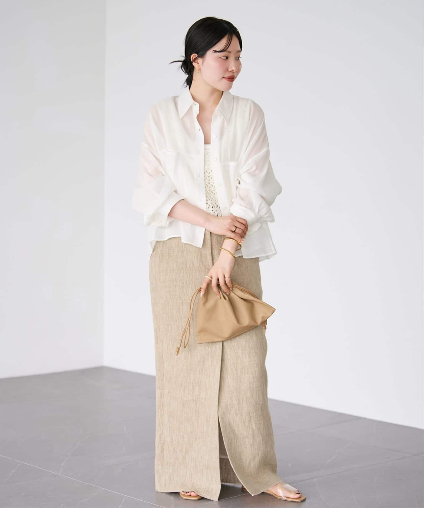 WEB限定追加予約》les Tendre leather clutch バッグ 3（ショルダー