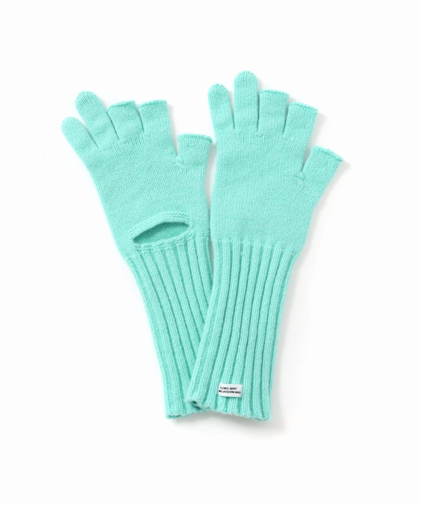 JANE SMITH/ ジェーンスミス 5G THREE FINGERLESS KNIT グローブ（手袋