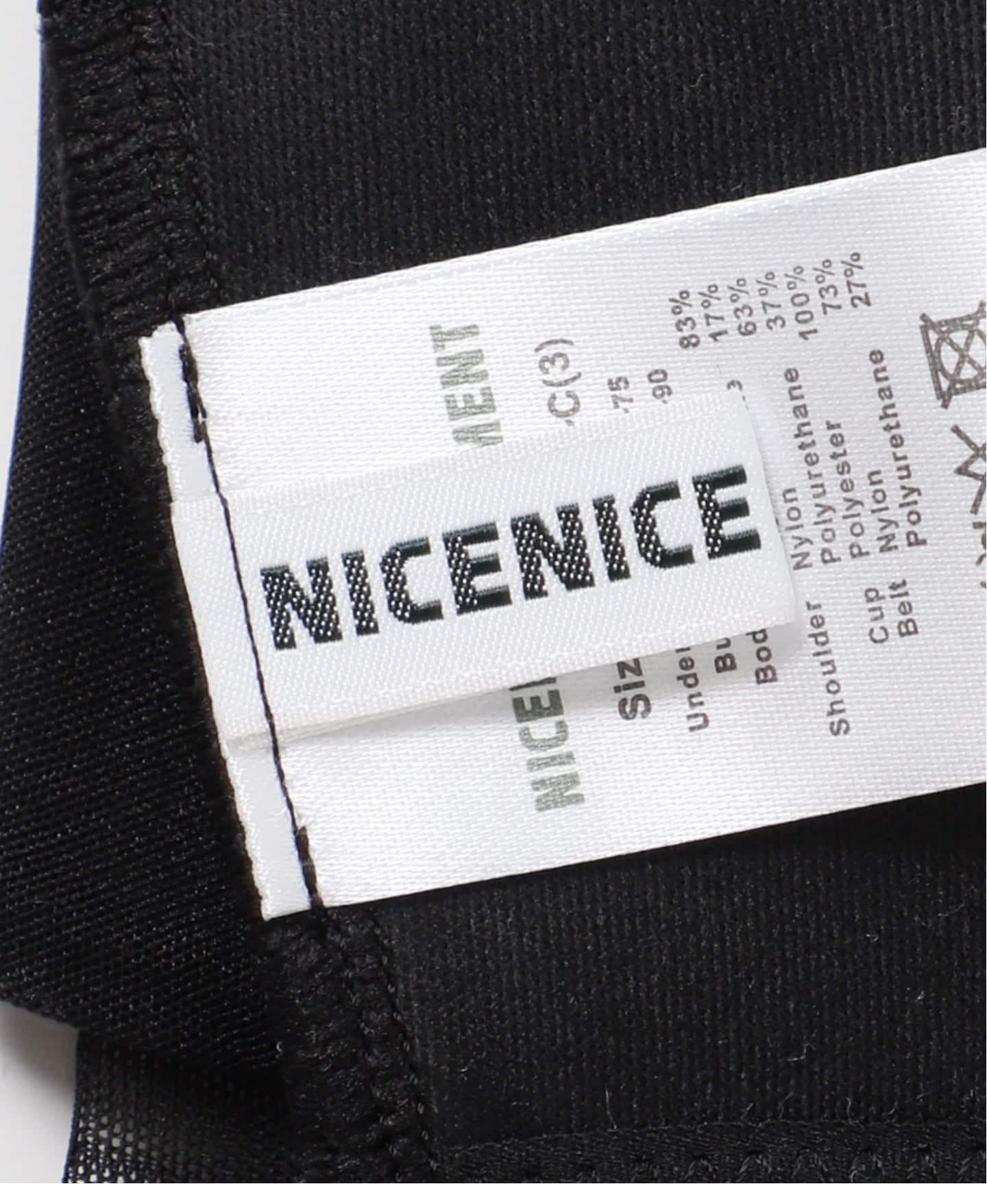 NICENICE MOMENT / ナイスナイスモーメント MESH FRENCH SL TOP