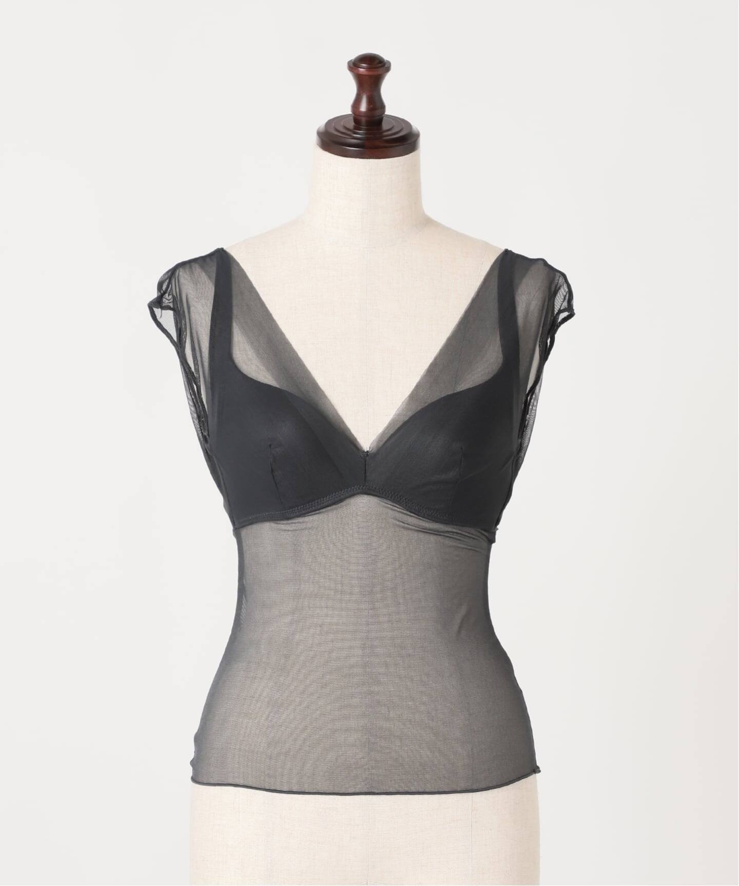 下着・アンダーウェア NICENICE MOMENT / MESH FRENCH SL TOP 追加予約》NICENICE MOMENT / ナイスナイスモーメント MESH FRENCH SL