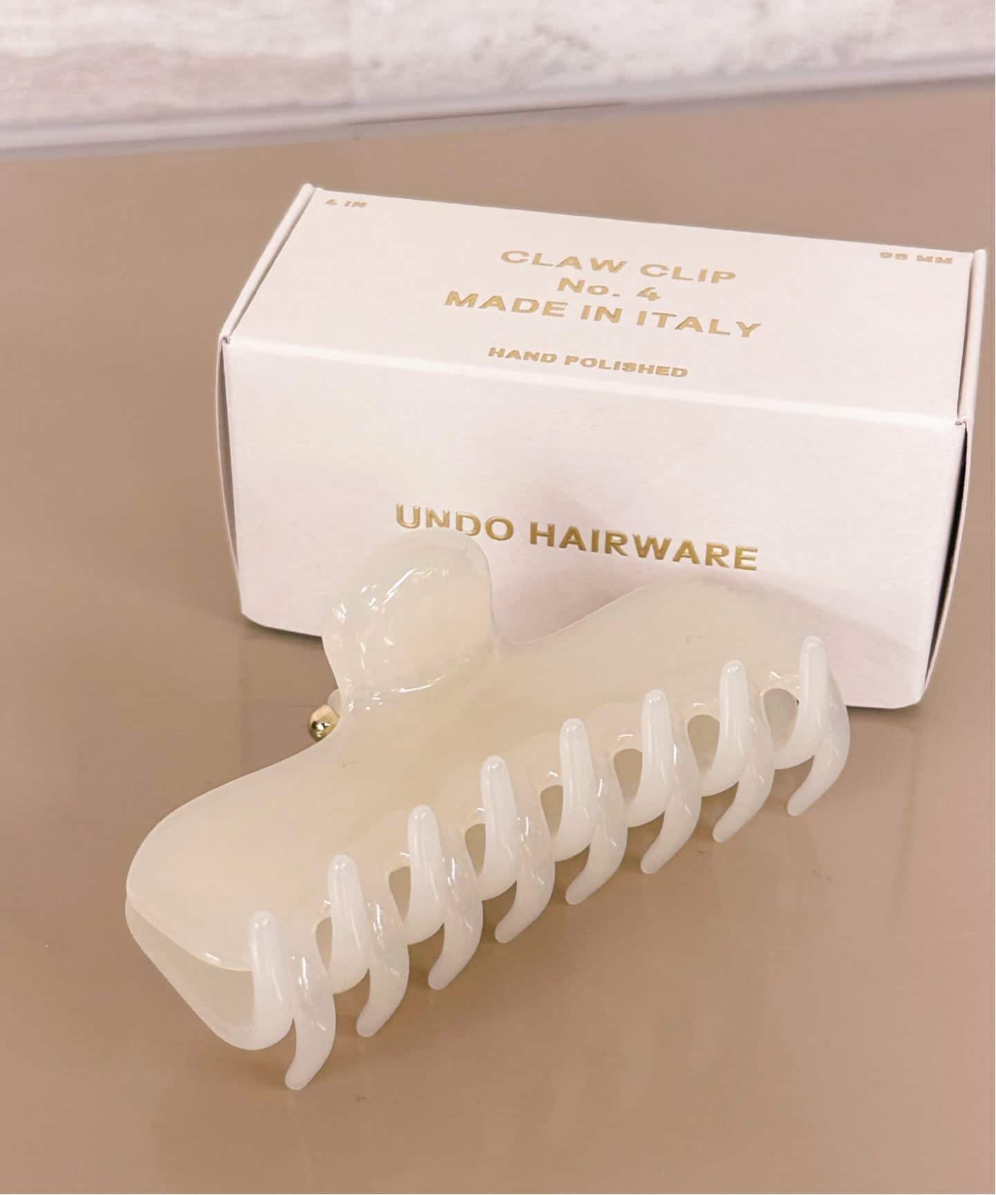 予約》UNDO HAIRWARE / ウンドヘアウェア NO.4 CLAW CLIP（ヘア