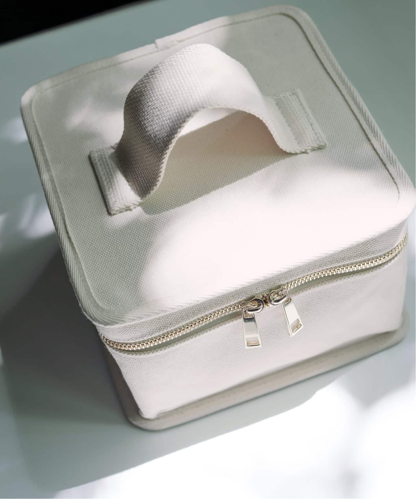 BISOU×L'EAU】マルチポーチバック ( キャンバス ) Lサイズ（ポーチ