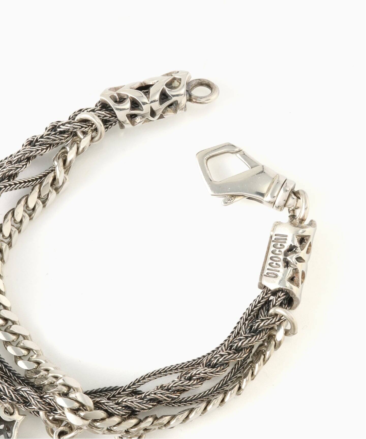 Emanuele Bicocchi NOTRE CROSS Crosses Braided Chain Bra